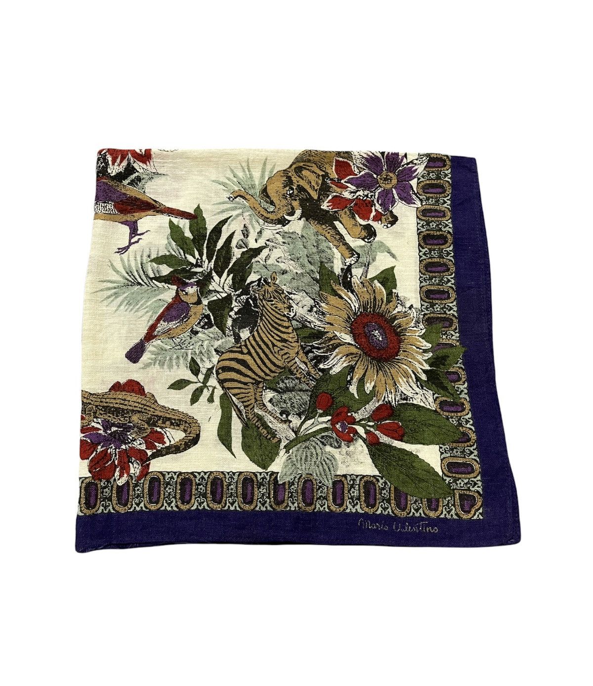 Valentino × Vintage Mario Valentino Handkerchief / Neckerchief / Bandana Size ONE SIZE - 3 Thumbnail