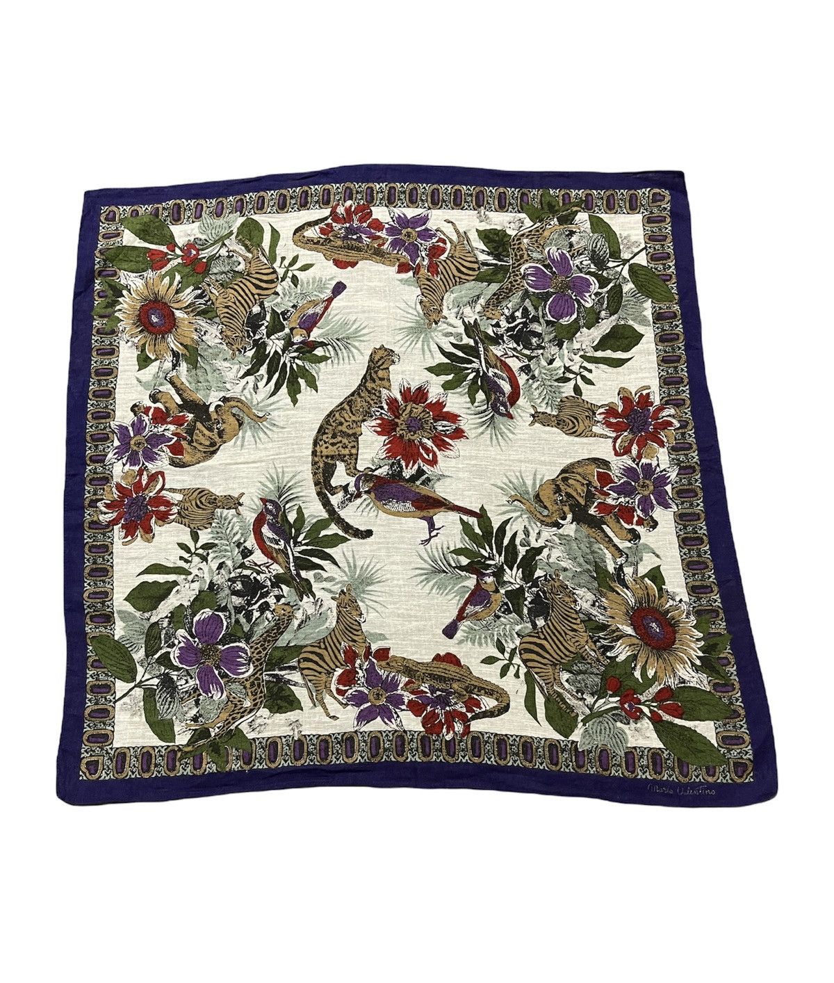 Valentino × Vintage Mario Valentino Handkerchief / Neckerchief / Bandana Size ONE SIZE - 2 Thumbnail