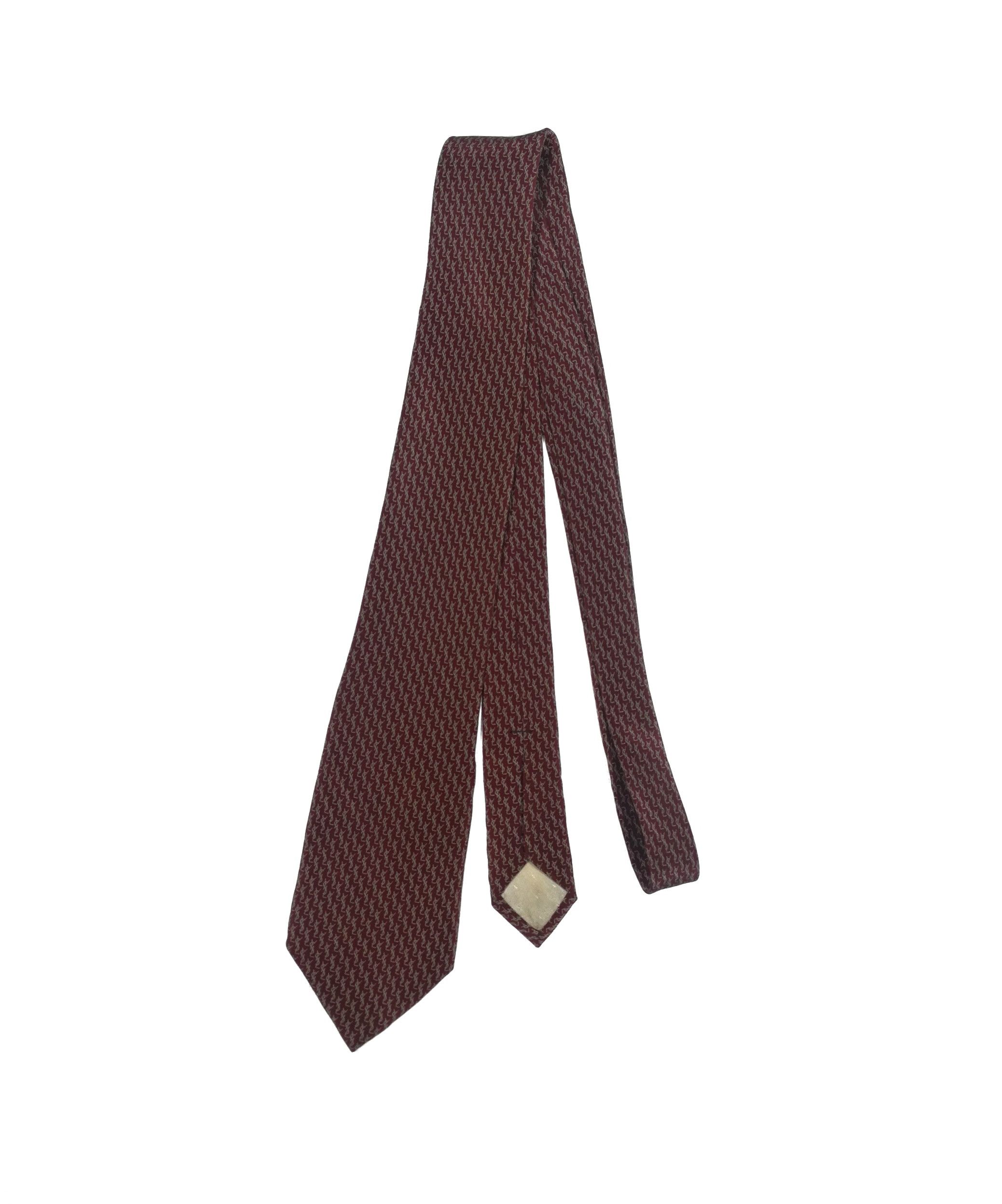 Yves Saint Laurent Yves Saint Laurent silk necktie YSL Size ONE SIZE - 1 Thumbnail