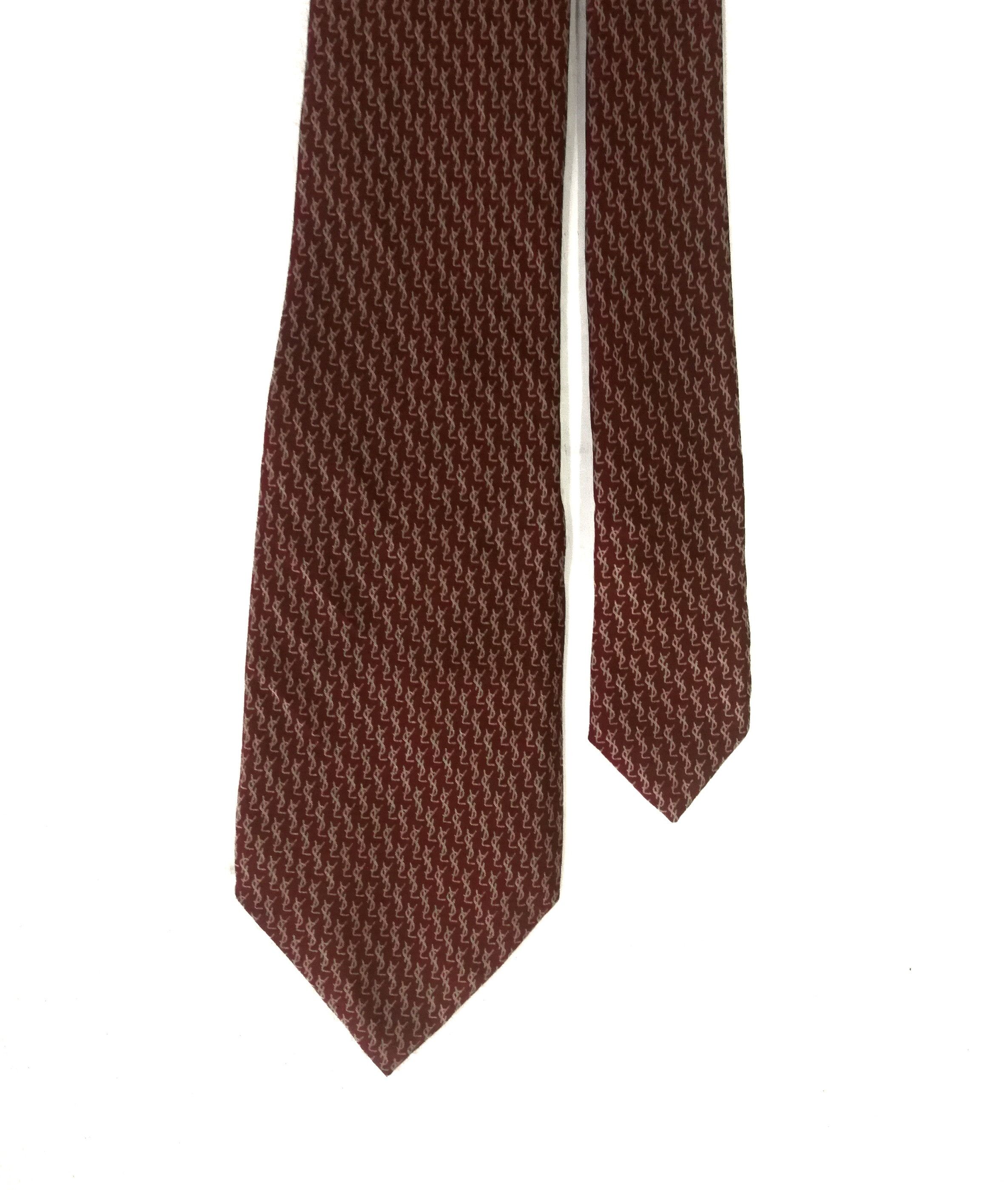 Yves Saint Laurent Yves Saint Laurent silk necktie YSL Size ONE SIZE - 2 Thumbnail