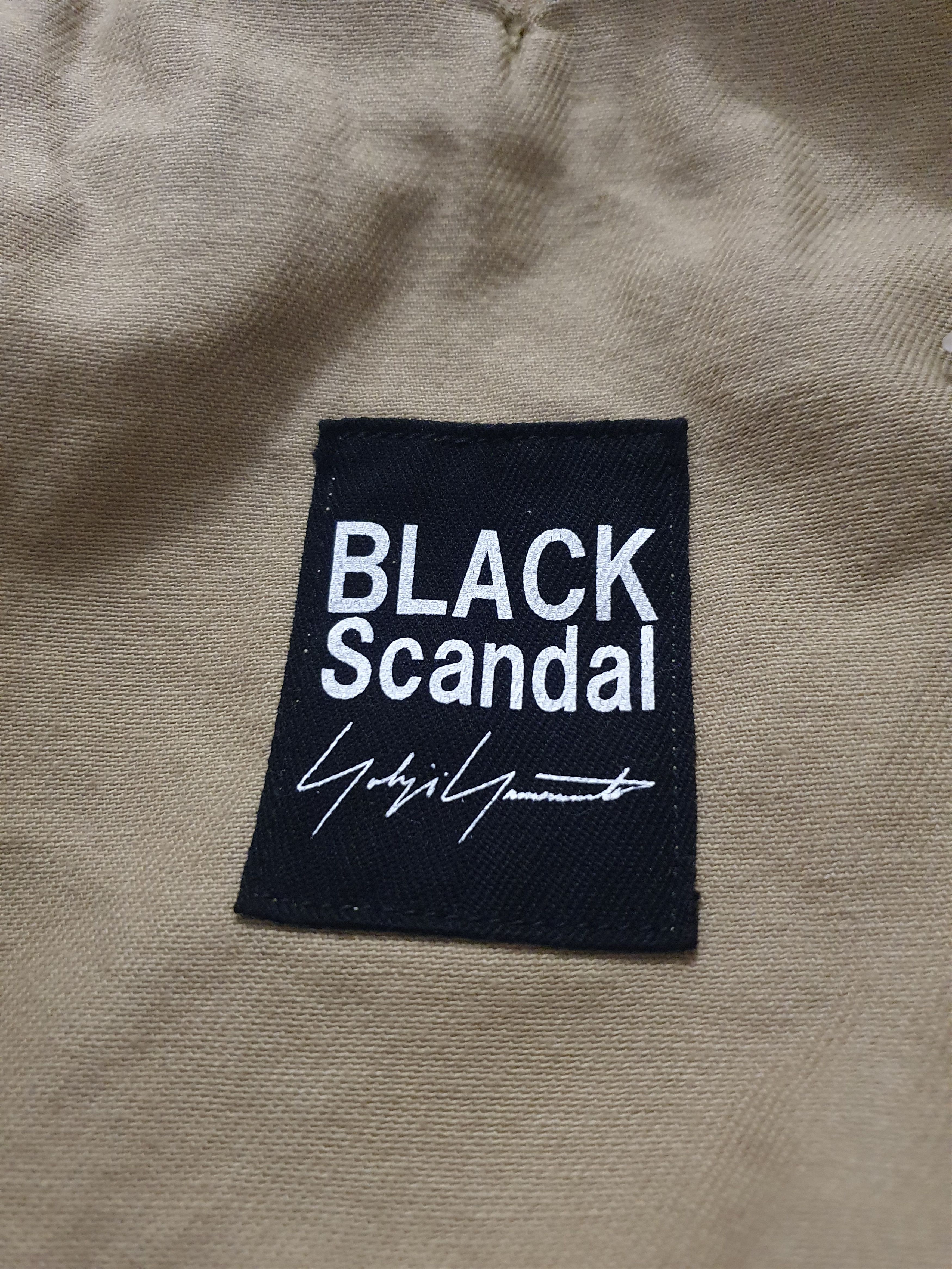 Yohji Yamamoto A/W2022 Yohji Yamamoto Black Scandal Sand KATSURAGI OVERALLS Size US 31 - 14 Thumbnail