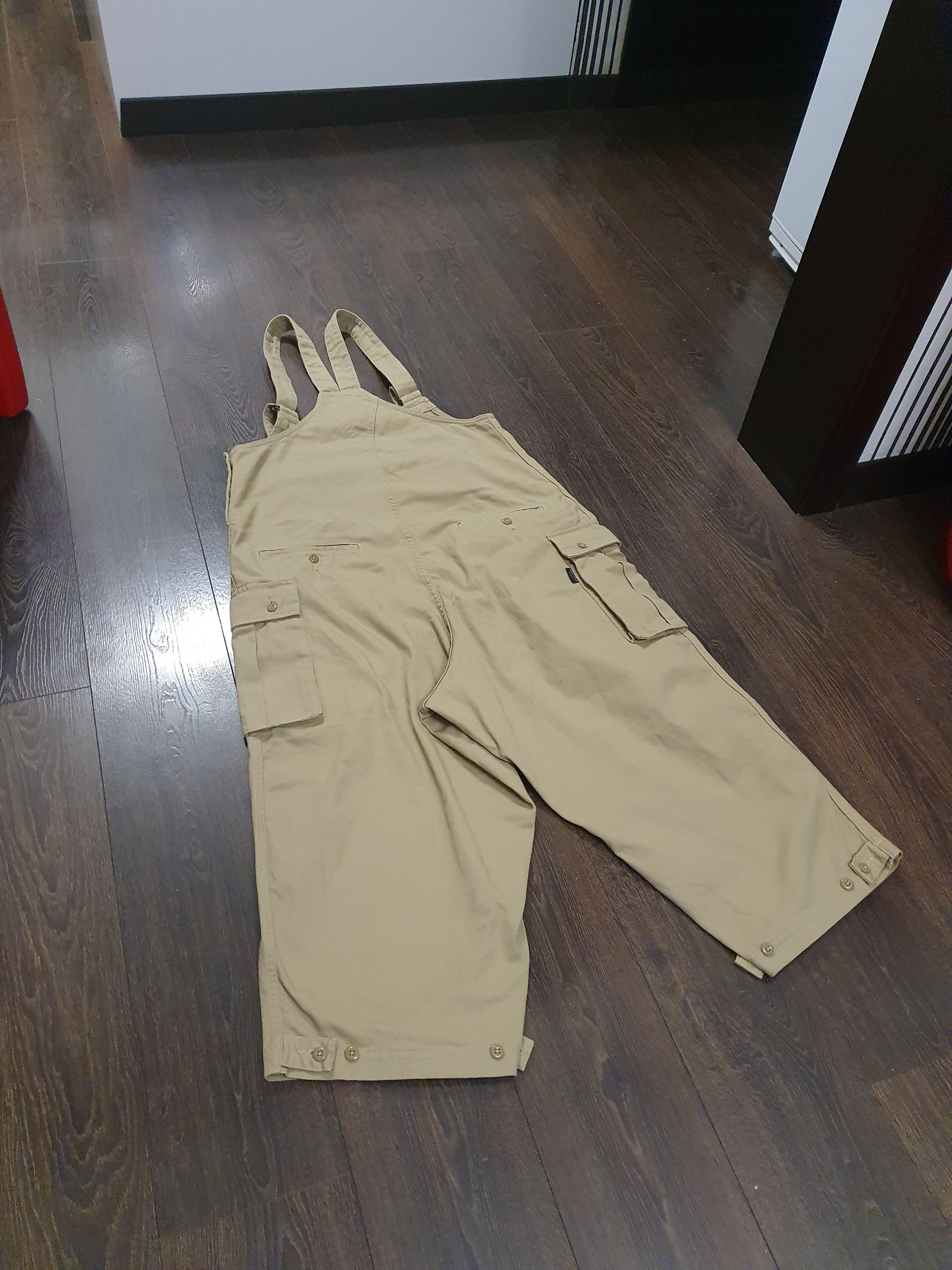 Yohji Yamamoto A/W2022 Yohji Yamamoto Black Scandal Sand KATSURAGI OVERALLS Size US 31 - 13 Thumbnail