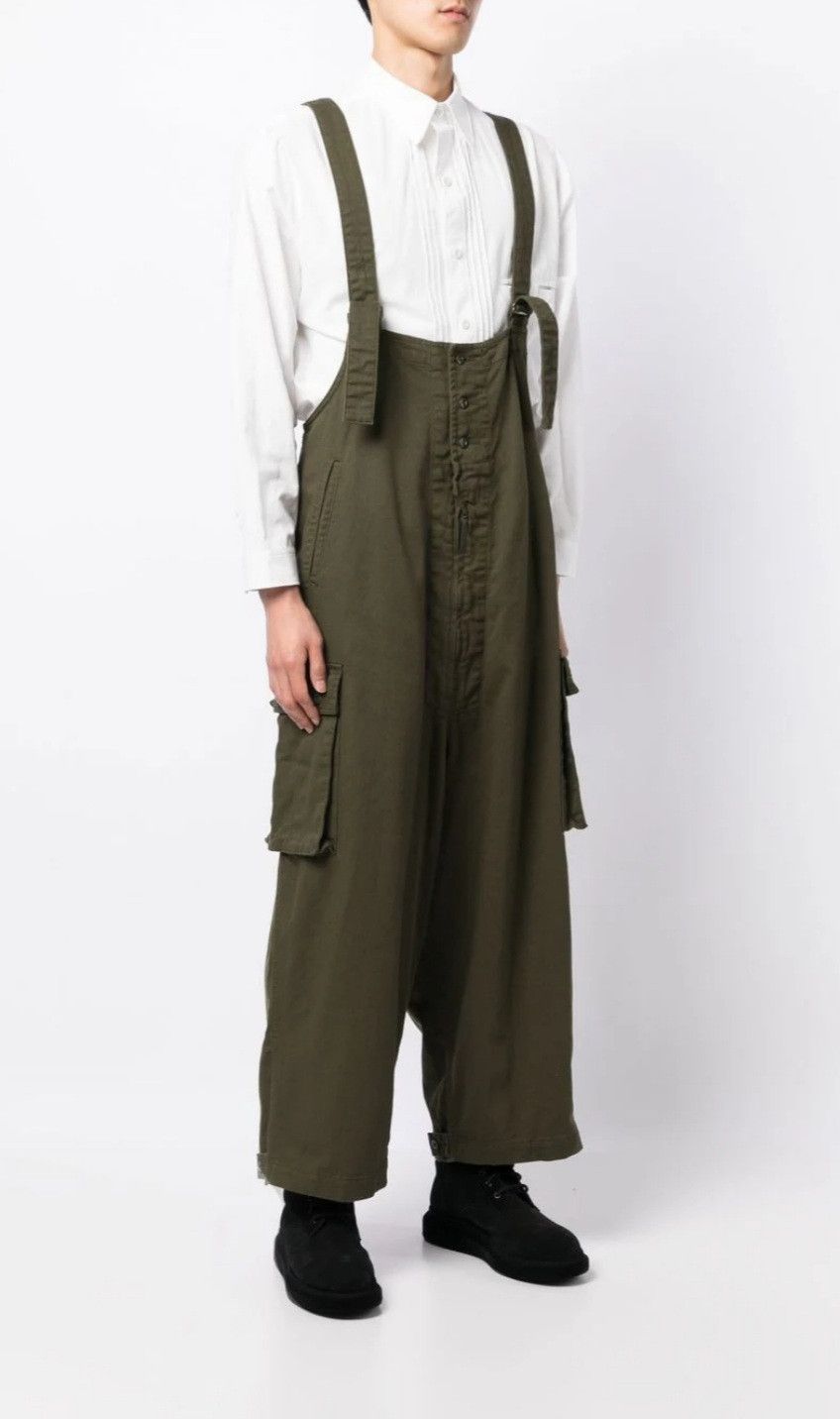 Yohji Yamamoto A/W2022 Yohji Yamamoto Black Scandal Sand KATSURAGI OVERALLS Size US 31 - 4 Thumbnail