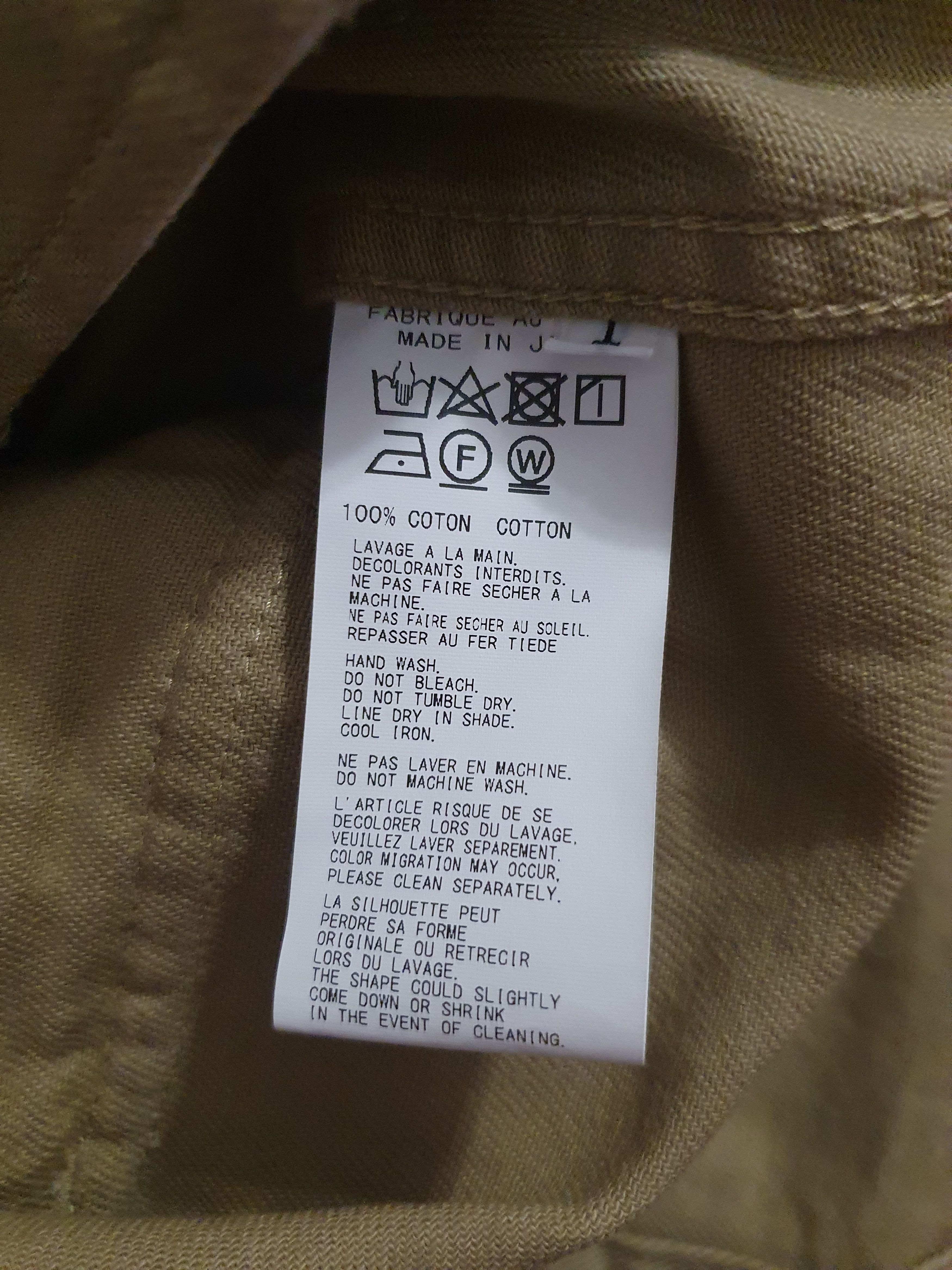Yohji Yamamoto A/W2022 Yohji Yamamoto Black Scandal Sand KATSURAGI OVERALLS Size US 31 - 16 Thumbnail
