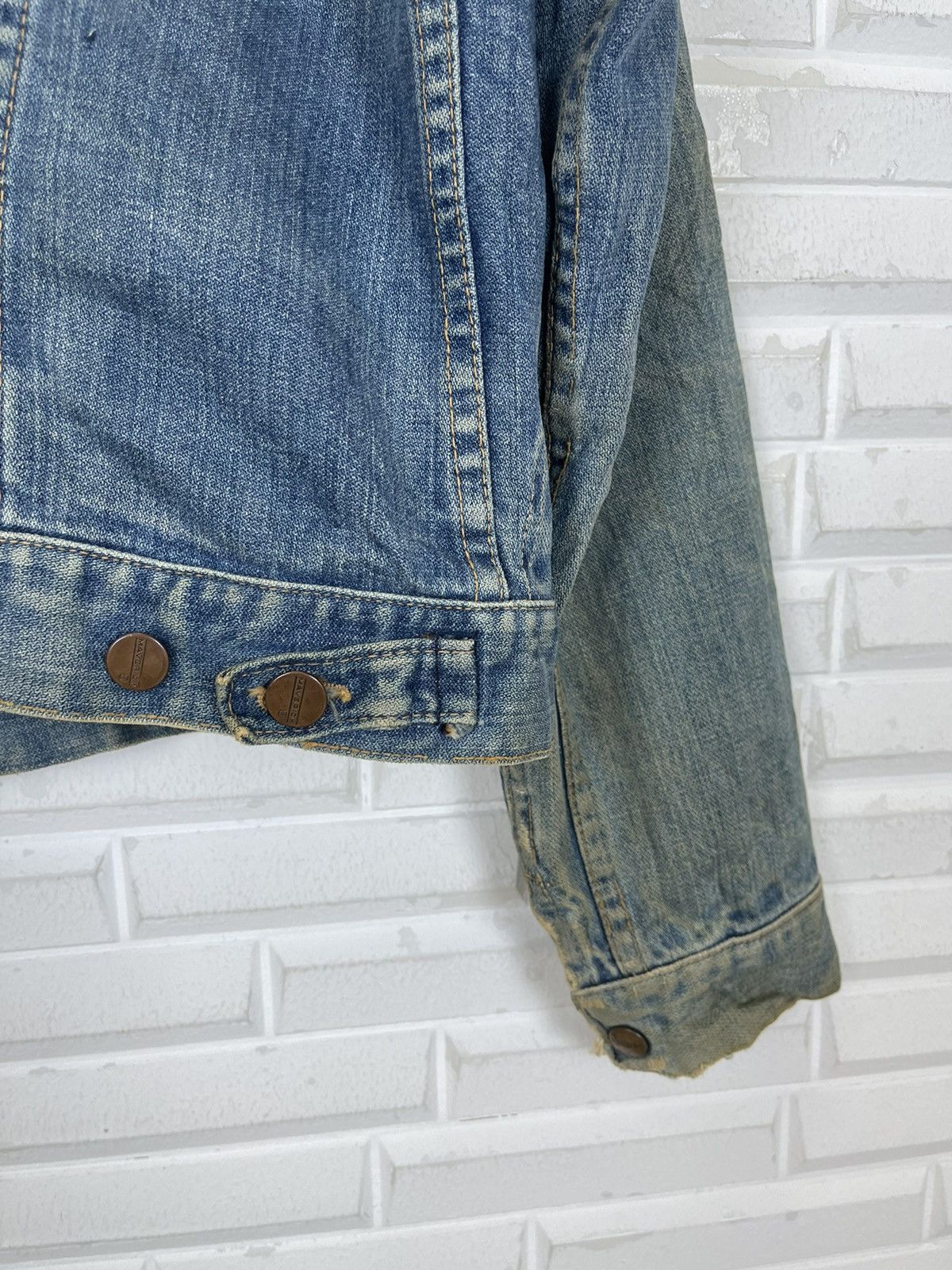 Japanese Brand ✅USA MADE🚀VINTAGE BLUE BELL MAVERICK DISTRESSED JACKET Size US S / EU 44-46 / 1 - 7 Thumbnail