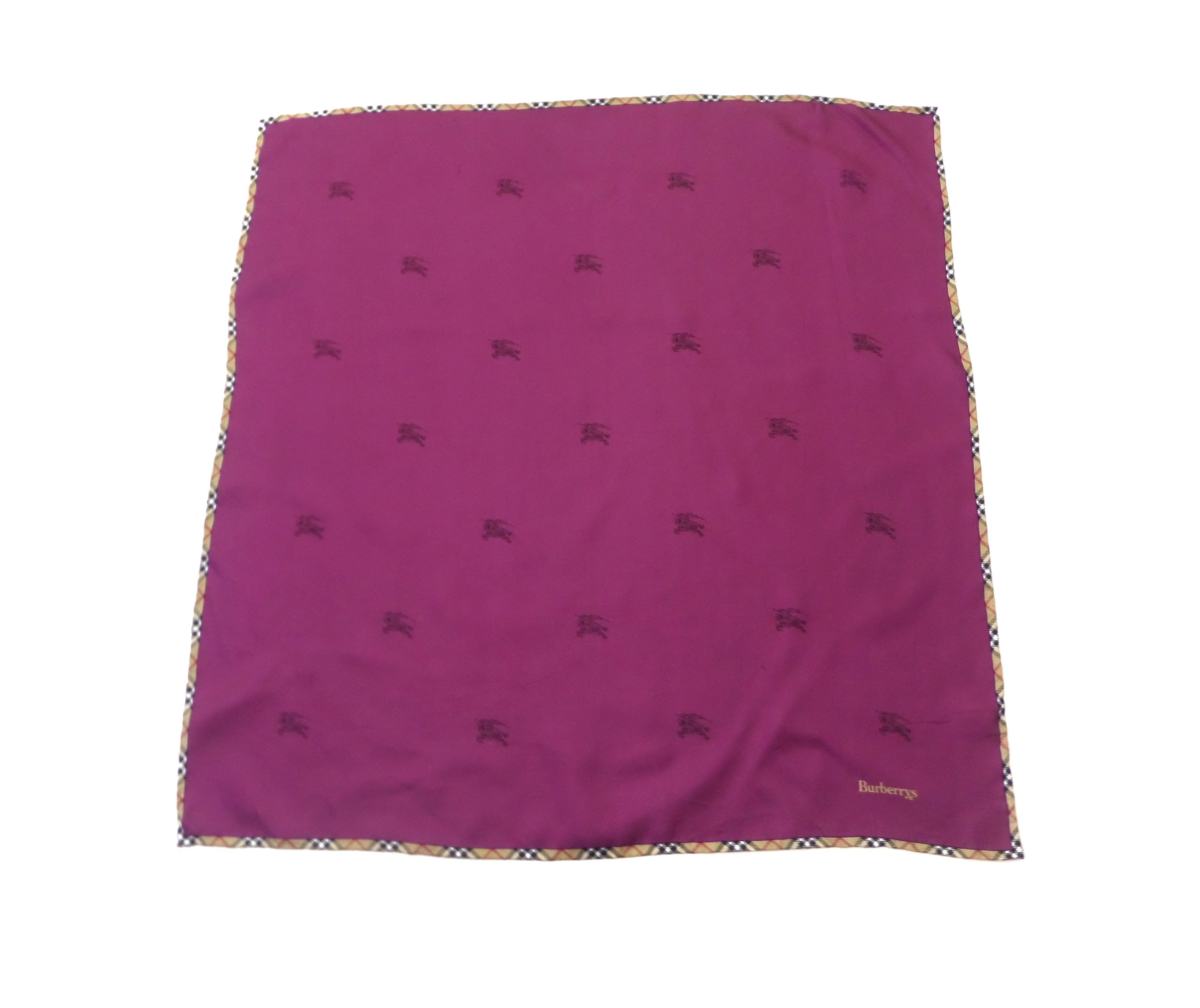 Burberry × Vintage Burberrys silk scarf / neckerchief Size ONE SIZE - 5 Thumbnail