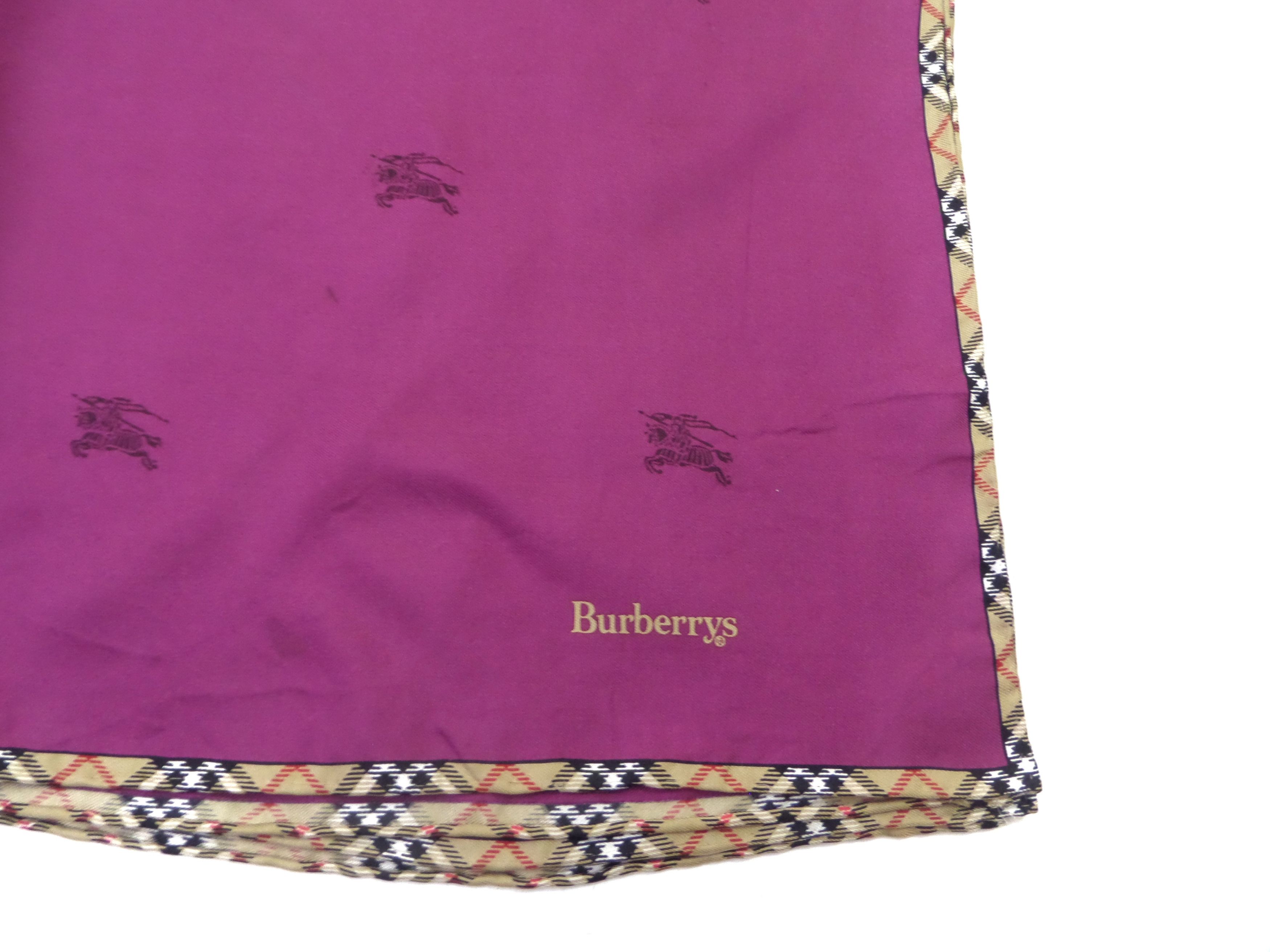 Burberry × Vintage Burberrys silk scarf / neckerchief Size ONE SIZE - 6 Thumbnail