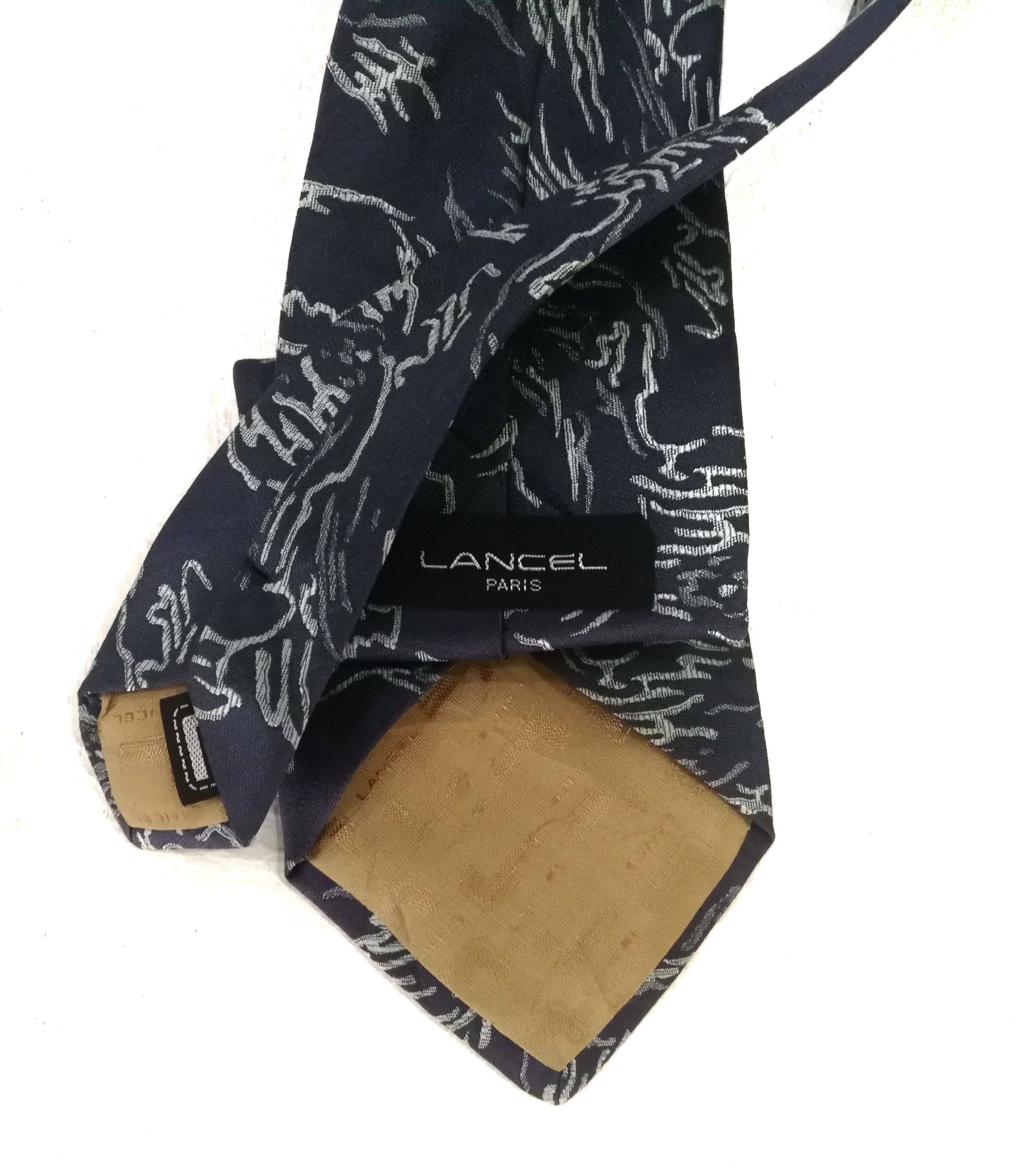 Lancel Lancel Paris silk necktie lexury tie Size ONE SIZE - 4 Thumbnail