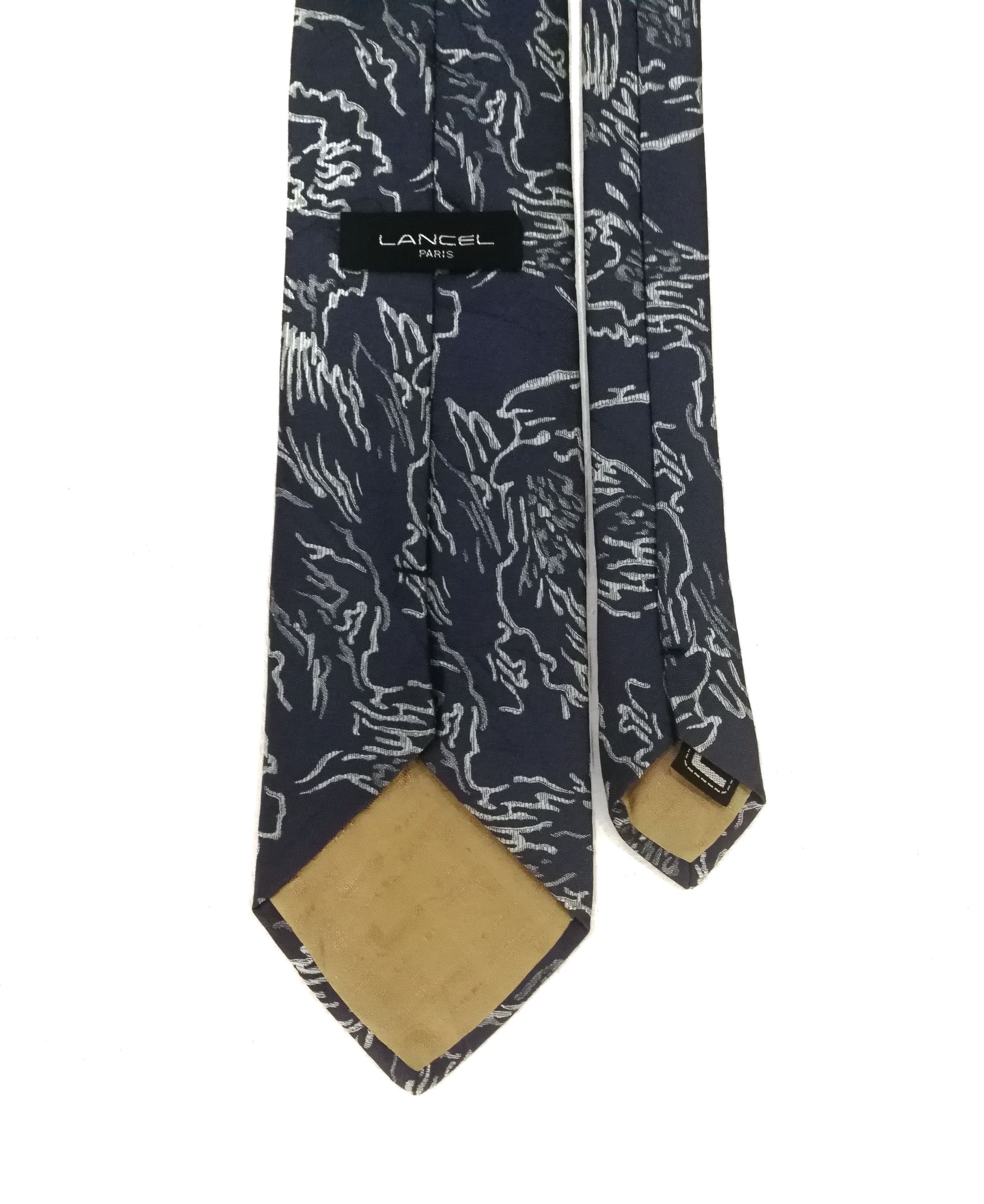 Lancel Lancel Paris silk necktie lexury tie Size ONE SIZE - 3 Thumbnail