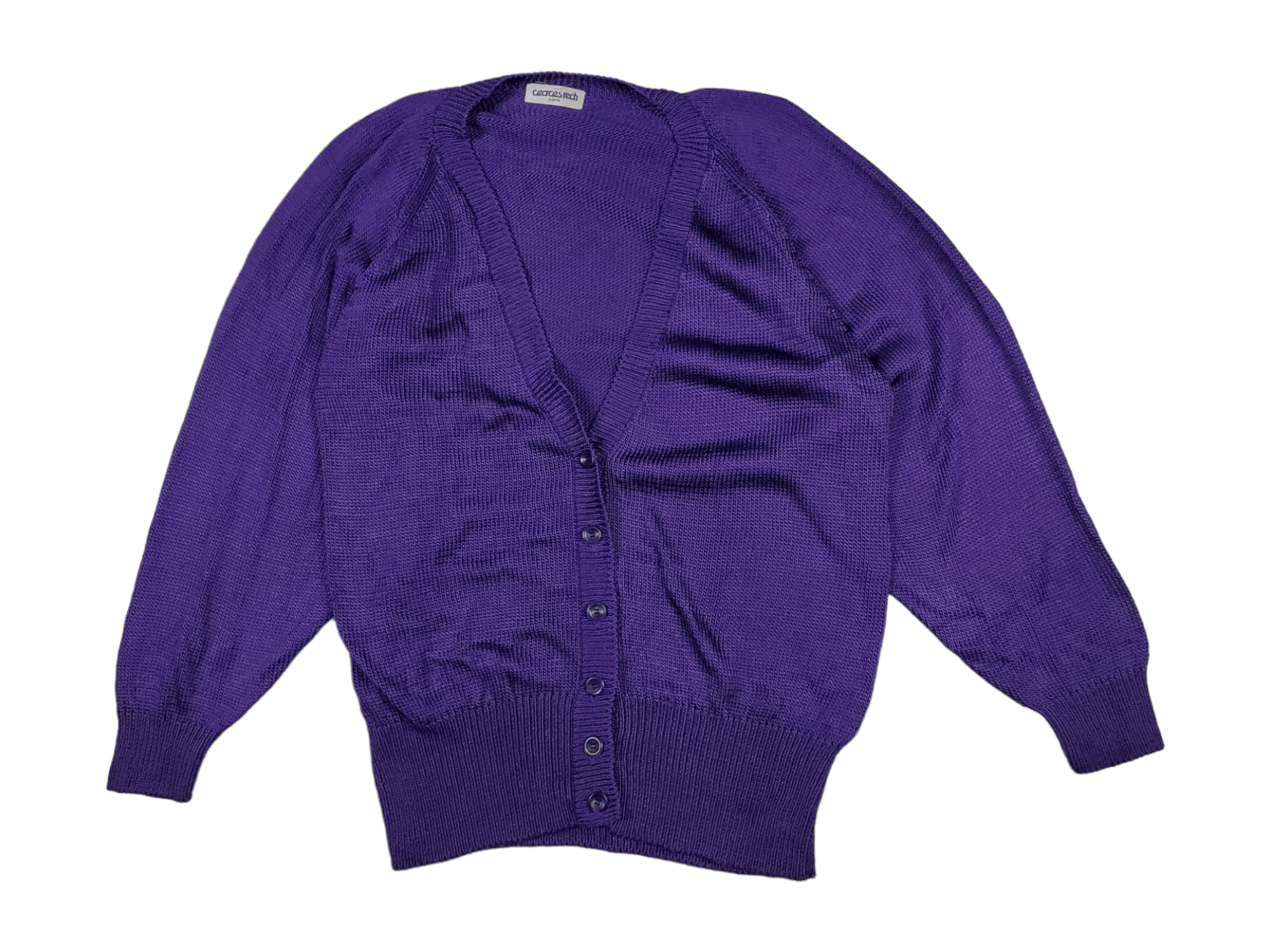 Japanese Brand × Vintage Vintage Cardigan Cearces Rech Paris Size L / US 10 / IT 46 - 1 Thumbnail