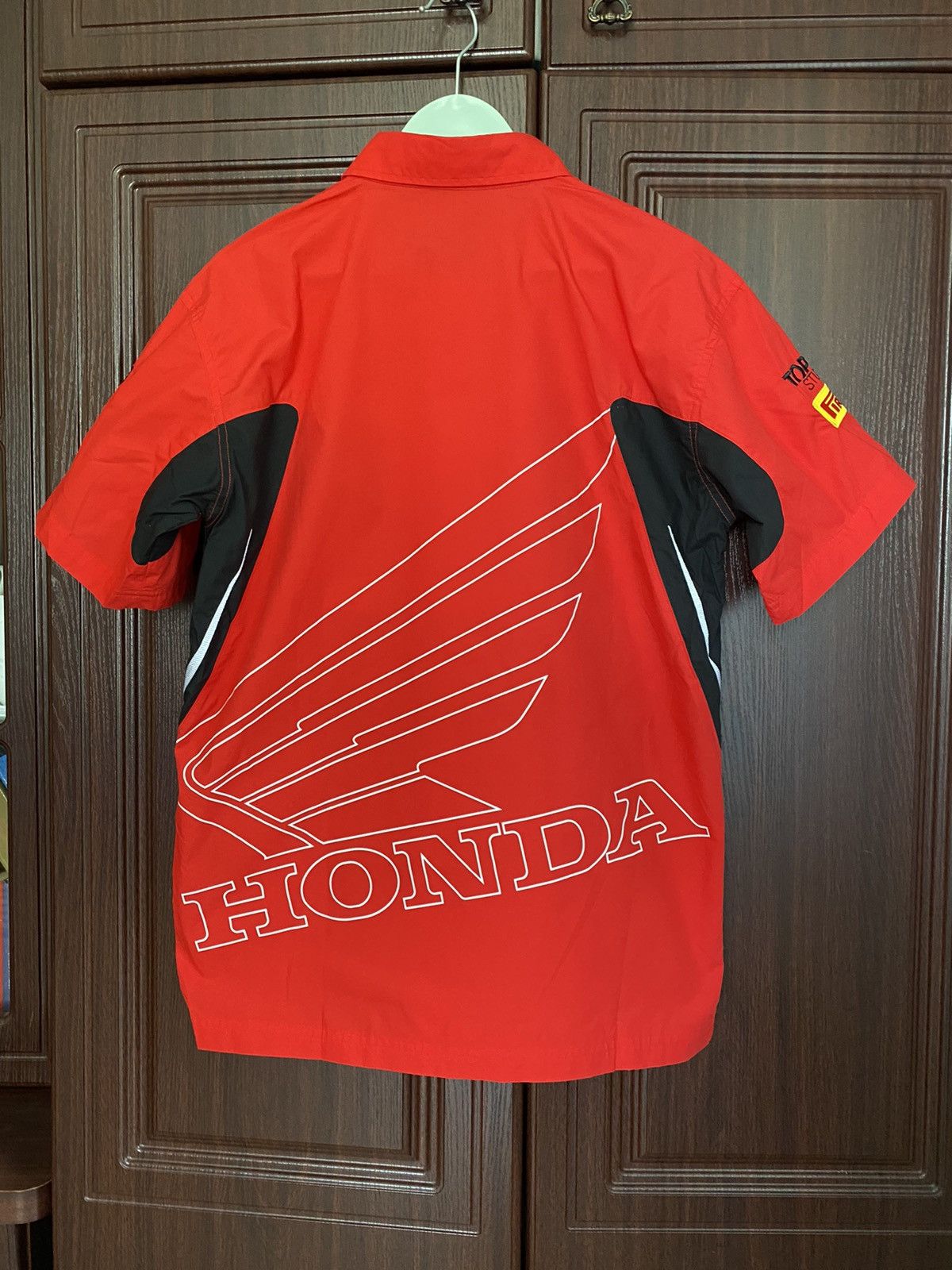 Honda Vintage Honda Castrol Button Up Shirt like Subaru Yamaha BMW Size US M / EU 48-50 / 2 - 8 Thumbnail