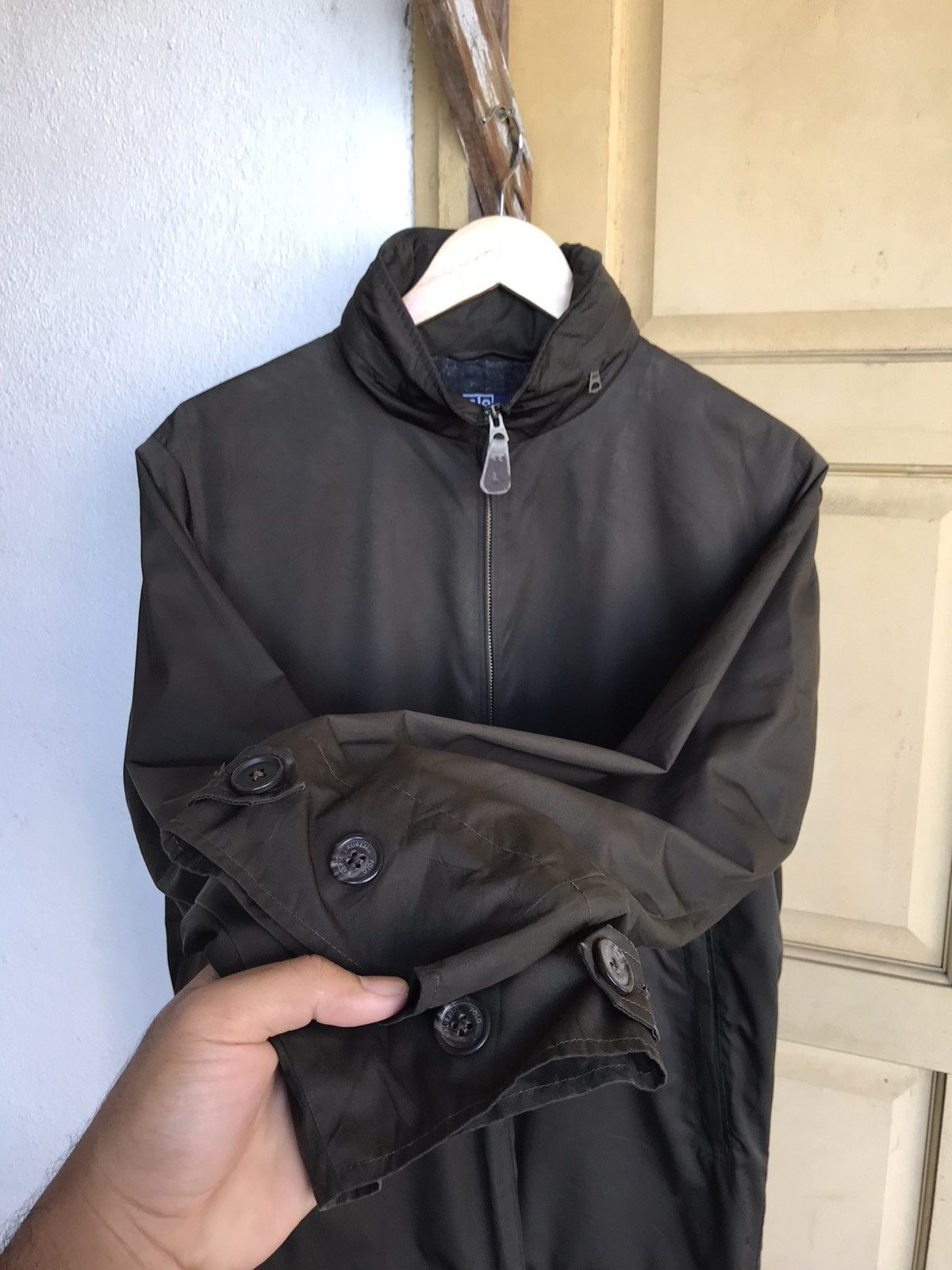 Polo Ralph Lauren Vintage Polo Ralph Lauren Minimalist Nylon Long Jackets Size US M / EU 48-50 / 2 - 10 Thumbnail