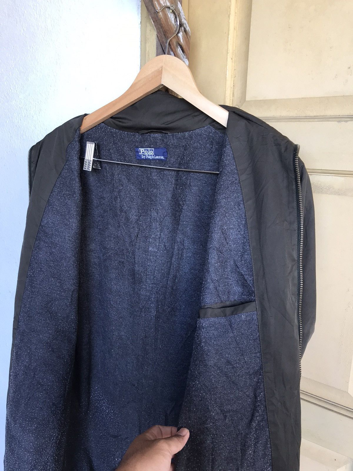 Polo Ralph Lauren Vintage Polo Ralph Lauren Minimalist Nylon Long Jackets Size US M / EU 48-50 / 2 - 14 Thumbnail