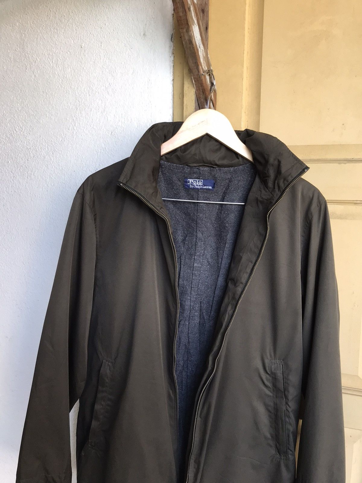 Polo Ralph Lauren Vintage Polo Ralph Lauren Minimalist Nylon Long Jackets Size US M / EU 48-50 / 2 - 12 Thumbnail