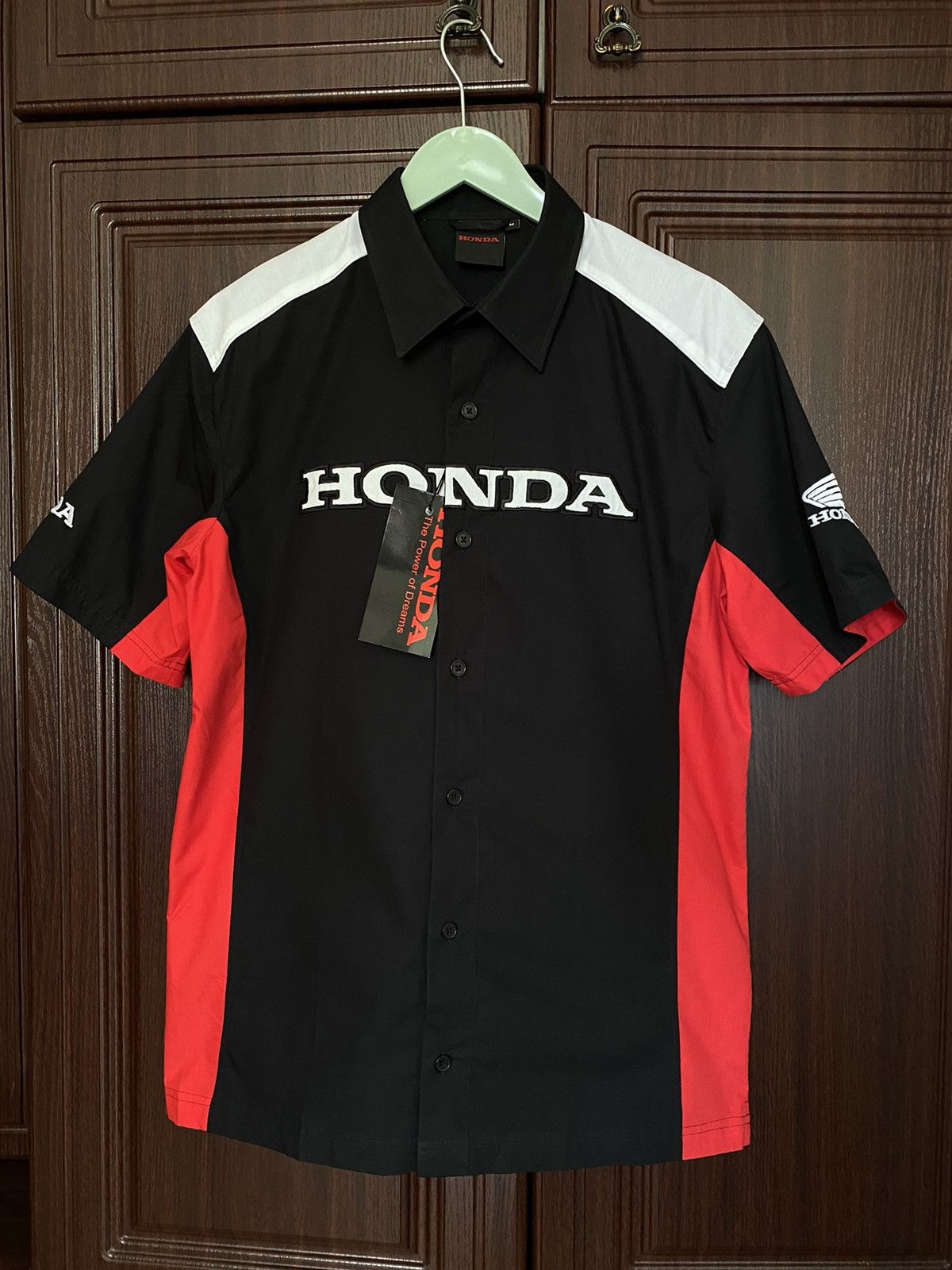 Honda Vintage Honda Team Button Up Shirt like Subaru Yamaha BMW Size US M / EU 48-50 / 2 - 1 Thumbnail
