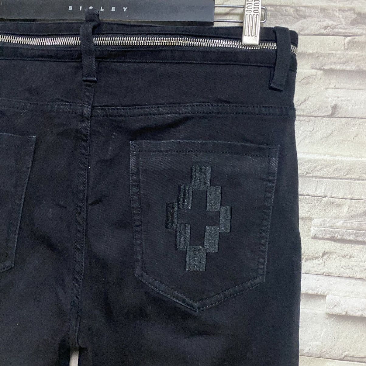 Marcelo Burlon Marcelo Burlon Black Denim Biker Jeans Undercover Size US 33 - 13 Thumbnail
