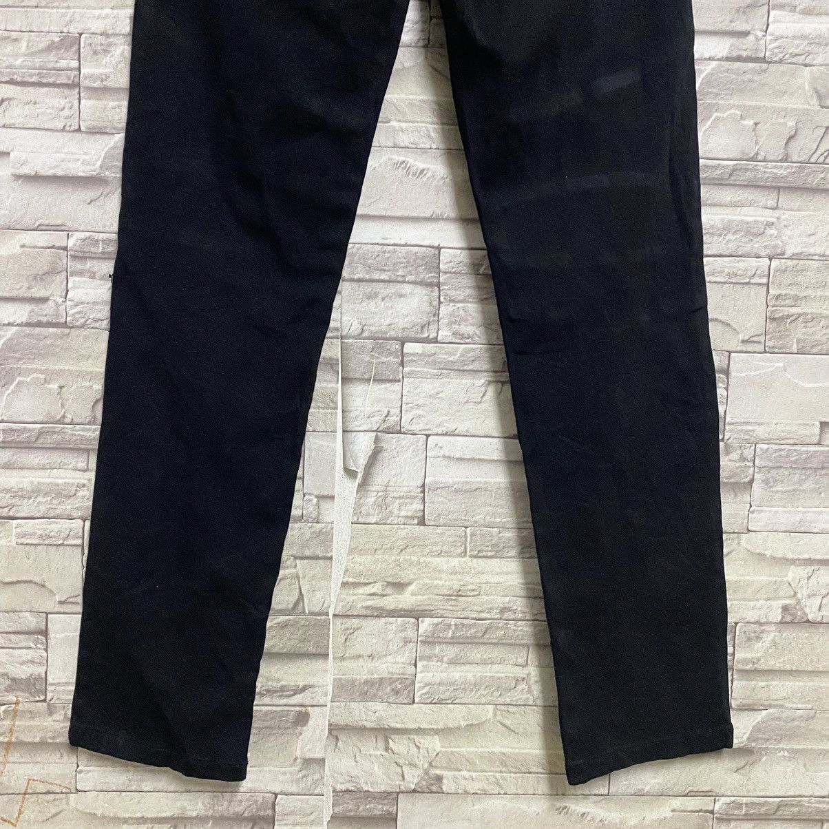 Marcelo Burlon Marcelo Burlon Black Denim Biker Jeans Undercover Size US 33 - 15 Thumbnail