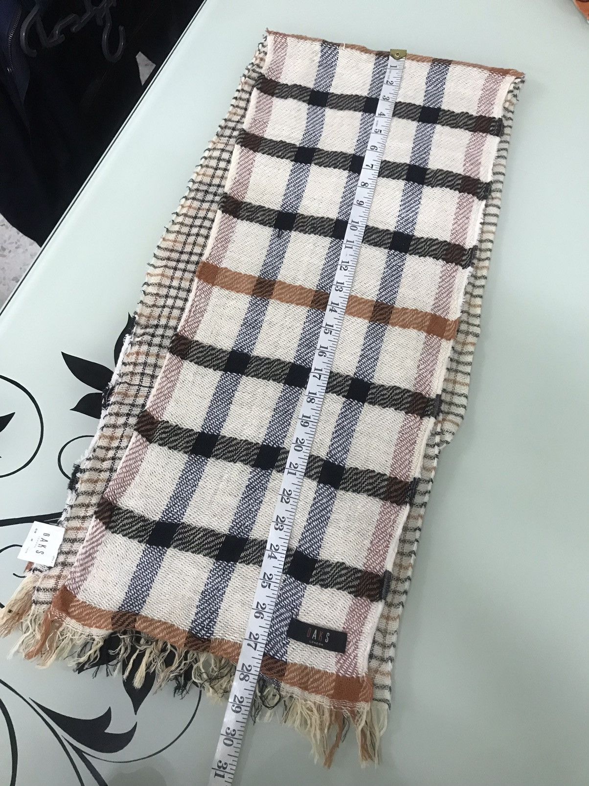 Other Vtg Daks London Nova Check 2 in 1 Knit Scarf Like Burberry Size ONE SIZE - 18 Thumbnail