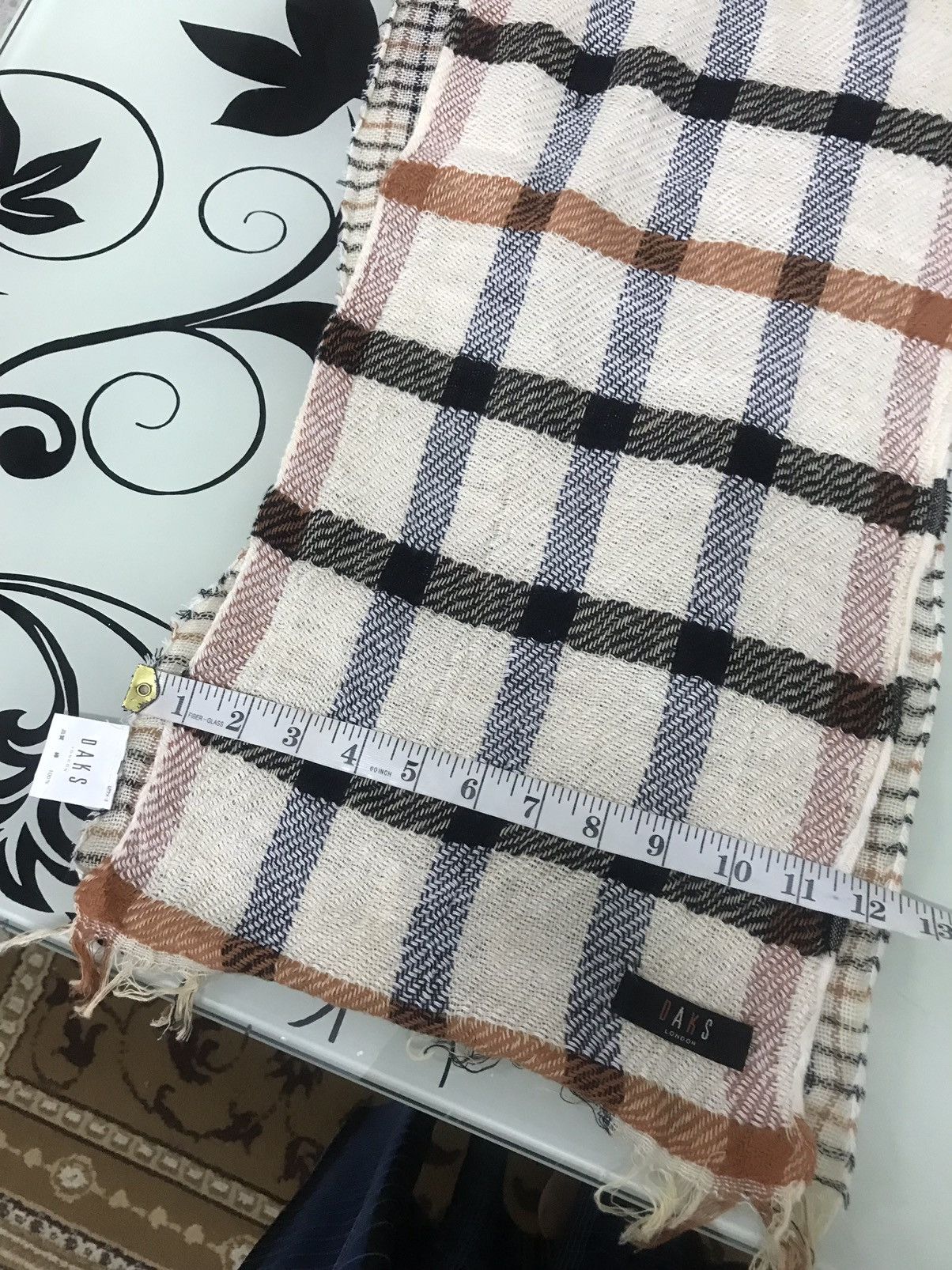 Other Vtg Daks London Nova Check 2 in 1 Knit Scarf Like Burberry Size ONE SIZE - 19 Thumbnail