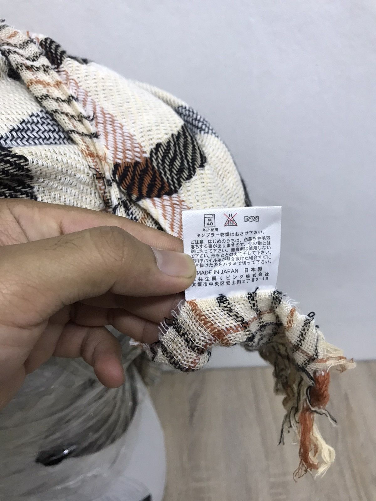 Other Vtg Daks London Nova Check 2 in 1 Knit Scarf Like Burberry Size ONE SIZE - 16 Thumbnail