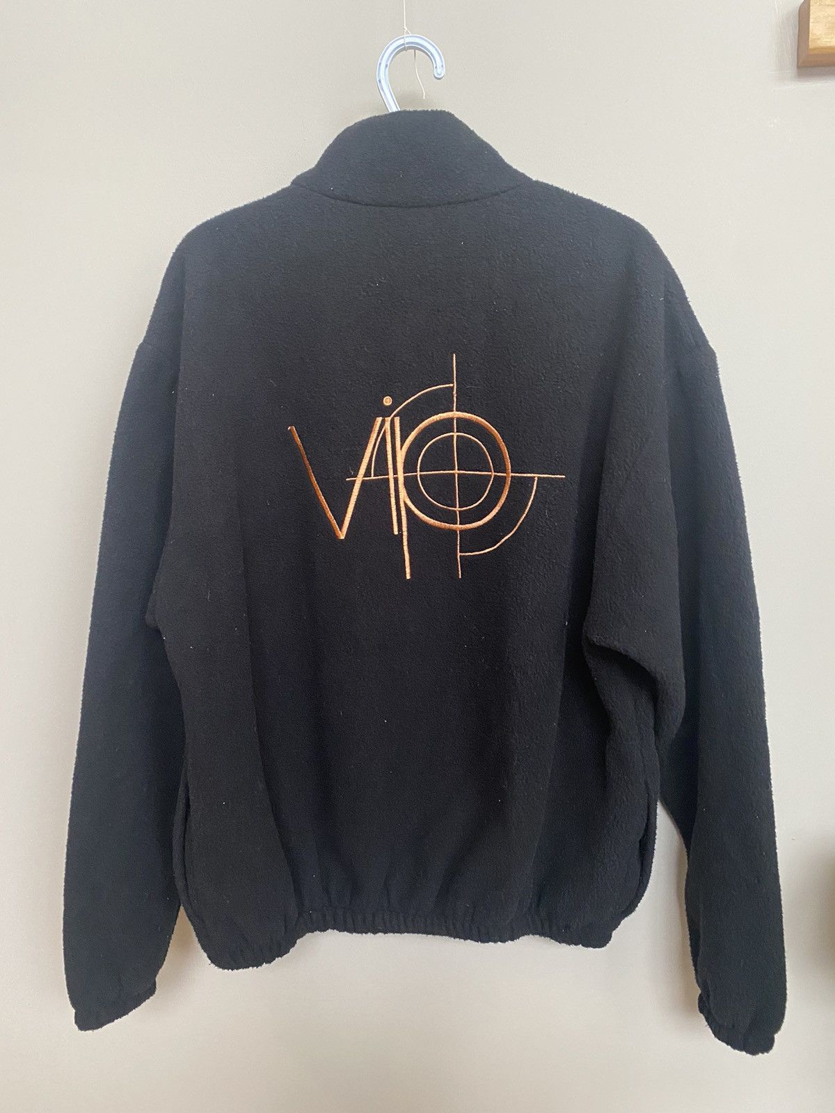 image of Vintage 1998 V.i.p. Pam Anderson Promo Crew Fleece Jacket in Black, Men's (Size XL)