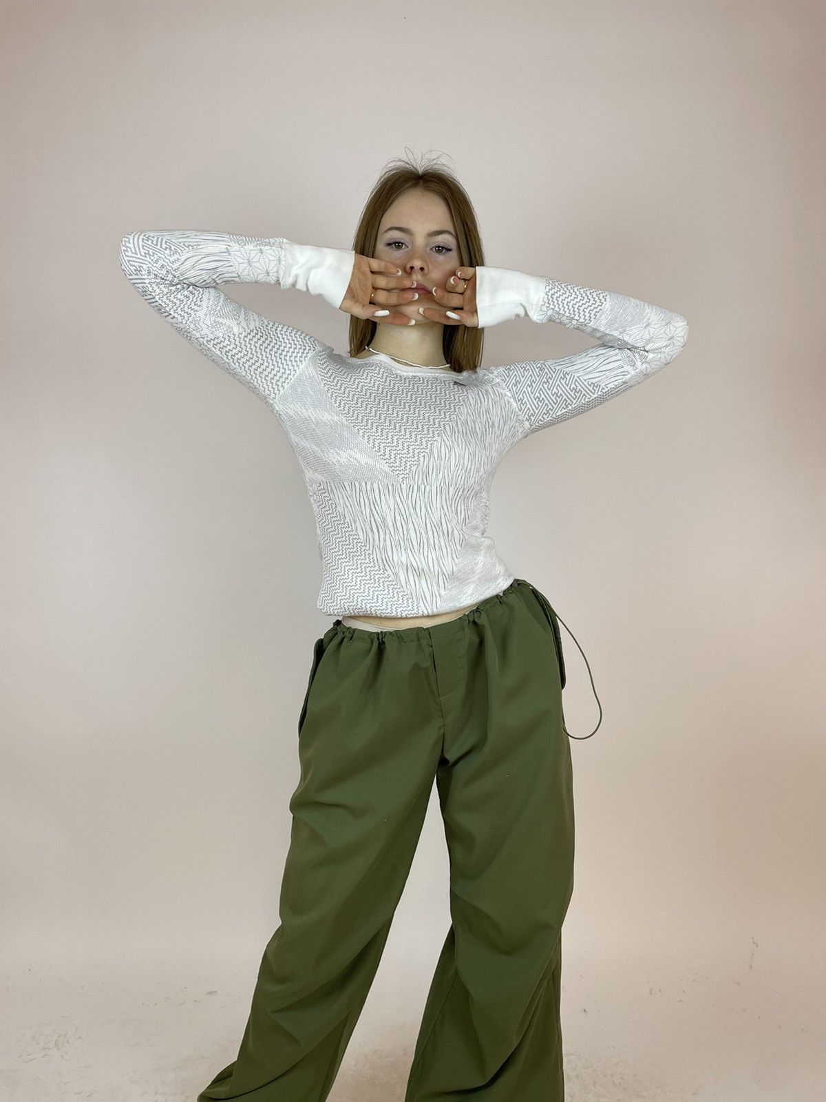 Nike ACG Nike ACG compression Long sleeve Geometric pattern Womens Size XS / US 0-2 / IT 36-38 - 6 Thumbnail