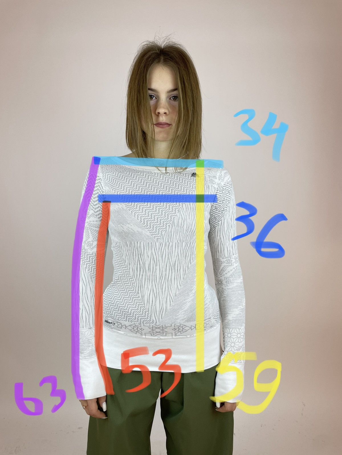 Nike ACG Nike ACG compression Long sleeve Geometric pattern Womens Size XS / US 0-2 / IT 36-38 - 15 Thumbnail