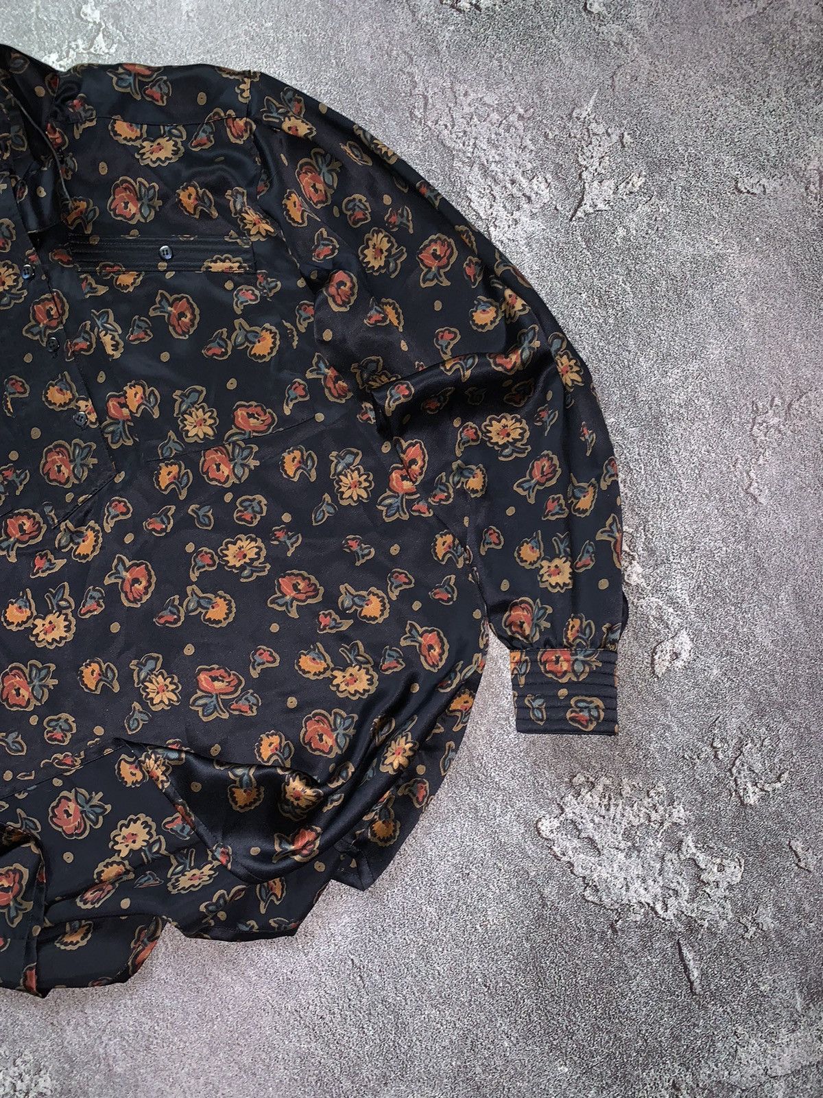 Escada × Escada Sport Escada 40 100% silk button up shirt blouse dress flowers 🌸 Size S / US 4 / IT 40 - 3 Thumbnail