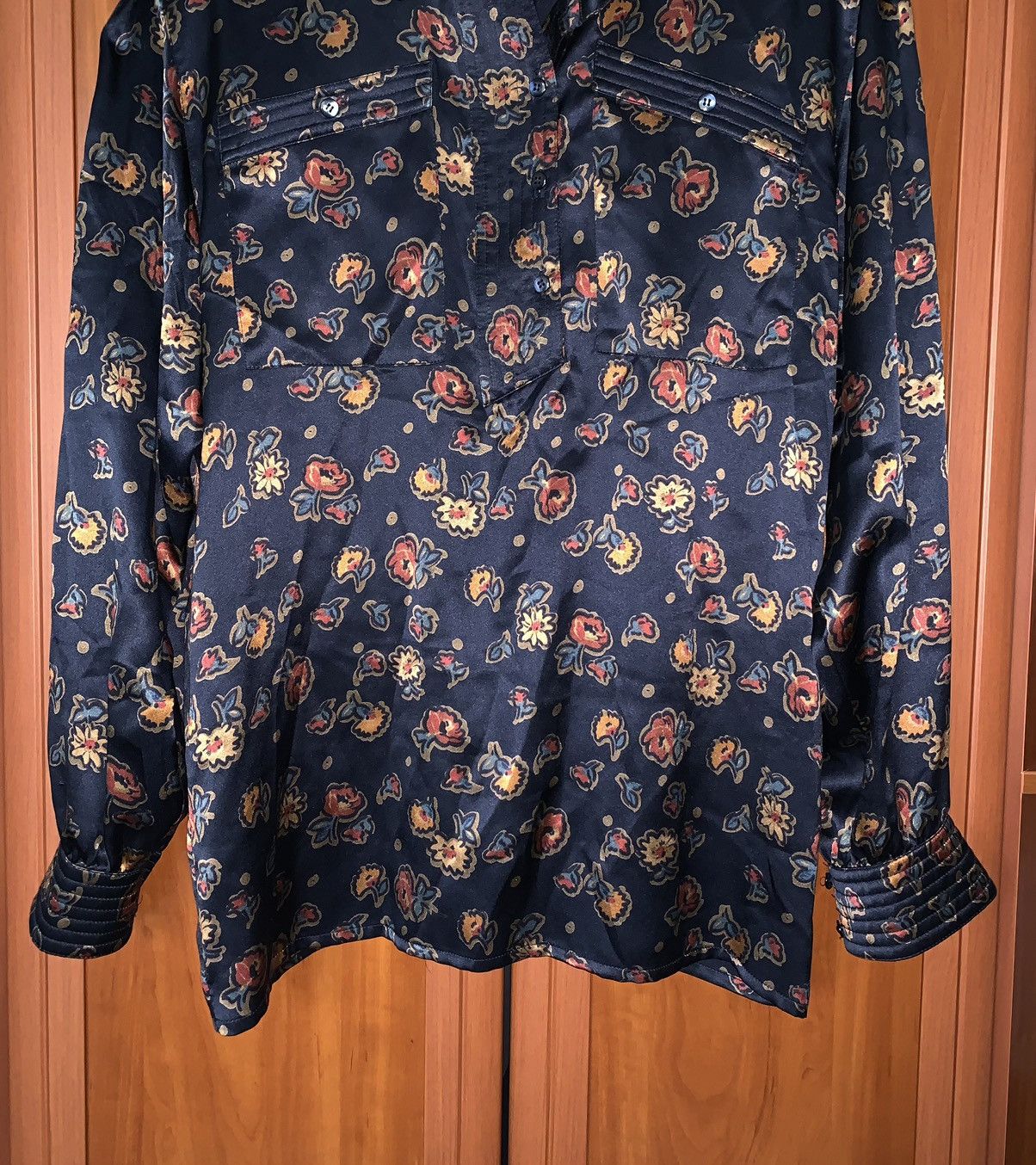 Escada × Escada Sport Escada 40 100% silk button up shirt blouse dress flowers 🌸 Size S / US 4 / IT 40 - 11 Thumbnail
