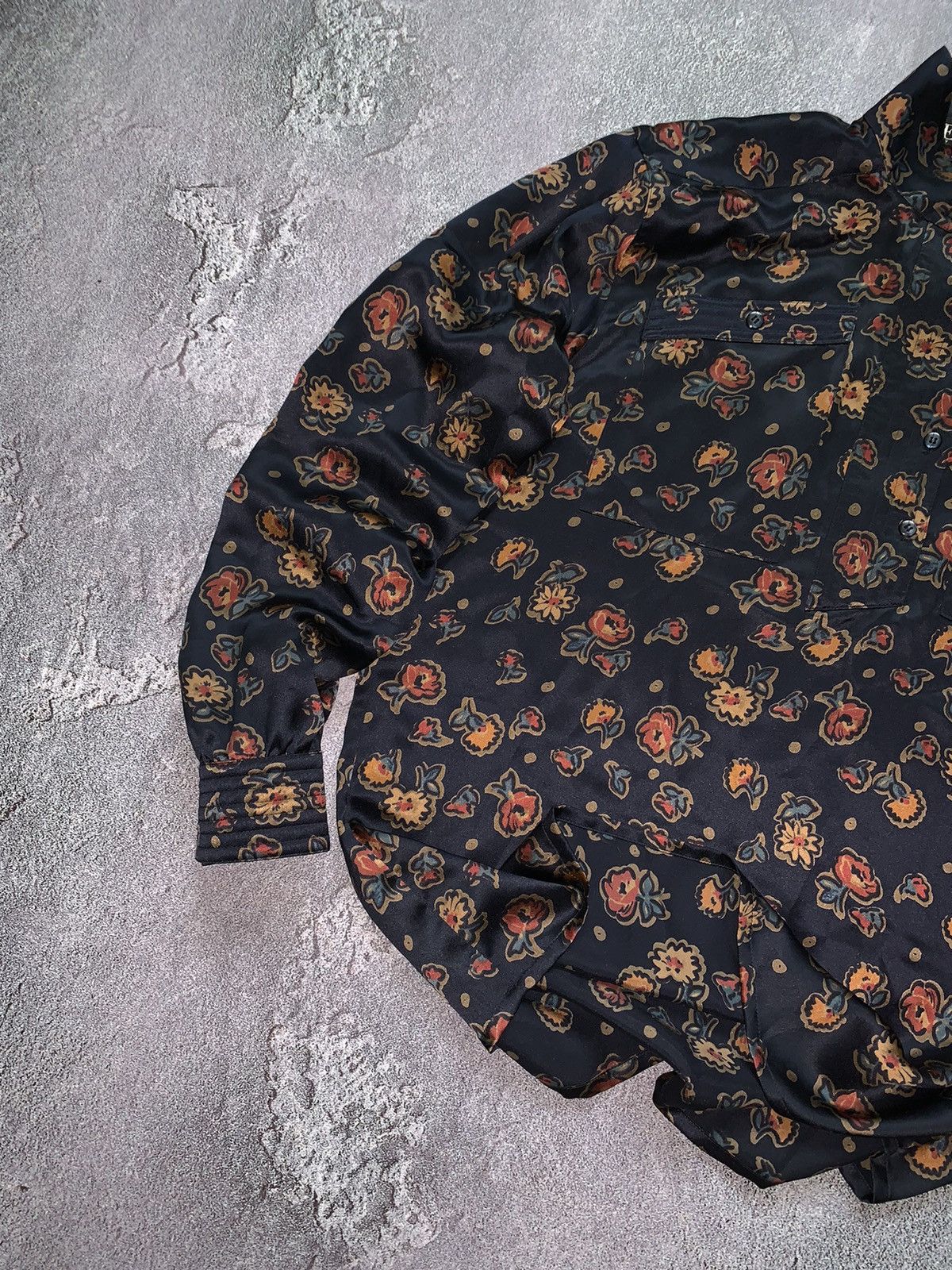 Escada × Escada Sport Escada 40 100% silk button up shirt blouse dress flowers 🌸 Size S / US 4 / IT 40 - 2 Thumbnail