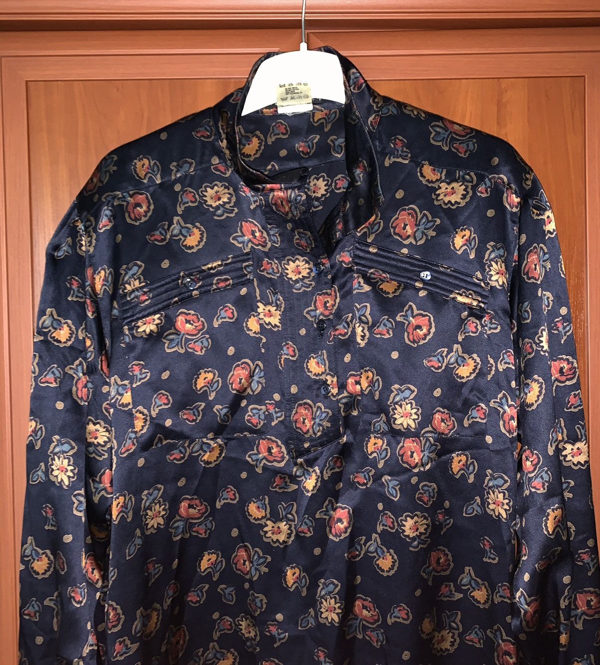 Escada × Escada Sport Escada 40 100% silk button up shirt blouse dress flowers 🌸 Size S / US 4 / IT 40 - 12 Thumbnail