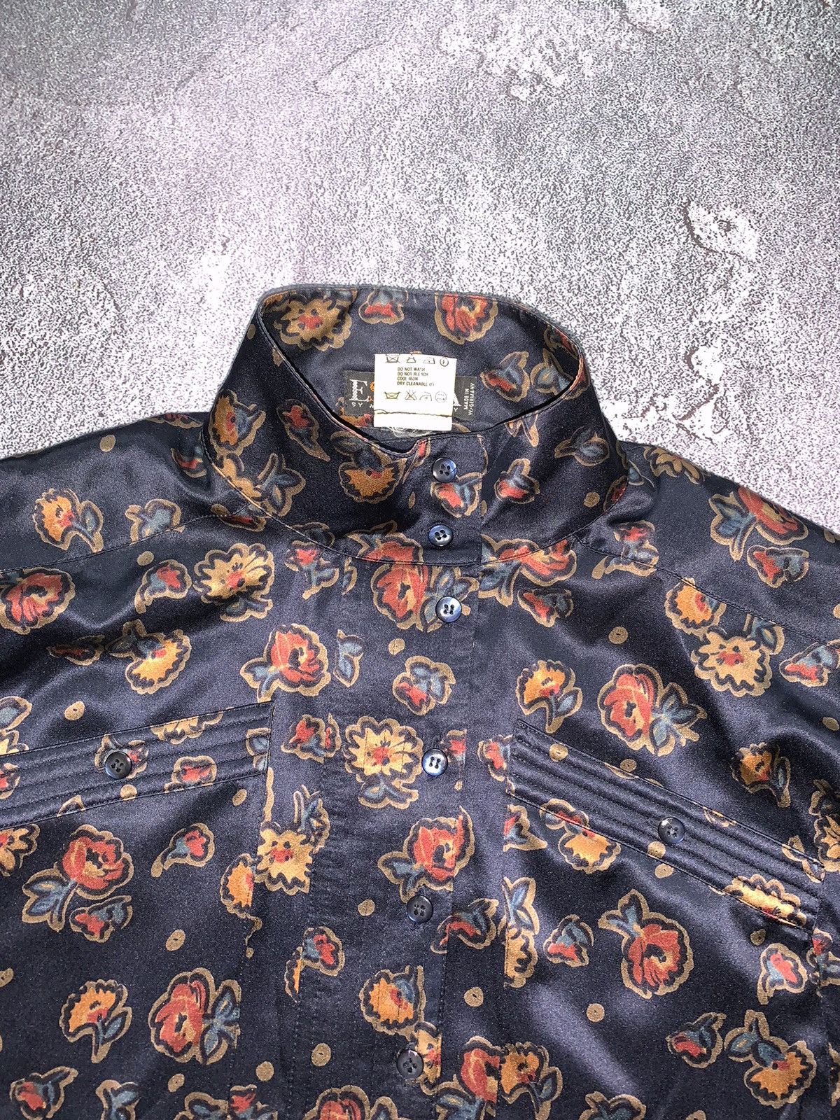 Escada × Escada Sport Escada 40 100% silk button up shirt blouse dress flowers 🌸 Size S / US 4 / IT 40 - 5 Thumbnail