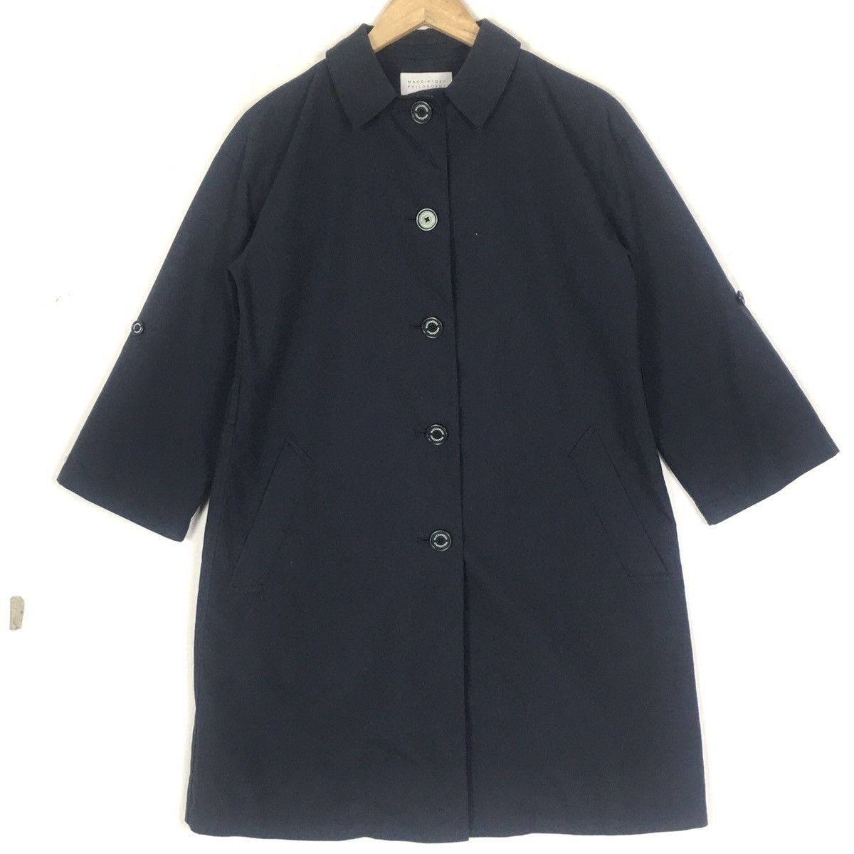 Designer × Mackintosh Mackinstoch Philosophy Designer Luxury Outwear Trench Coat Size S / US 4 / IT 40 - 1 Thumbnail