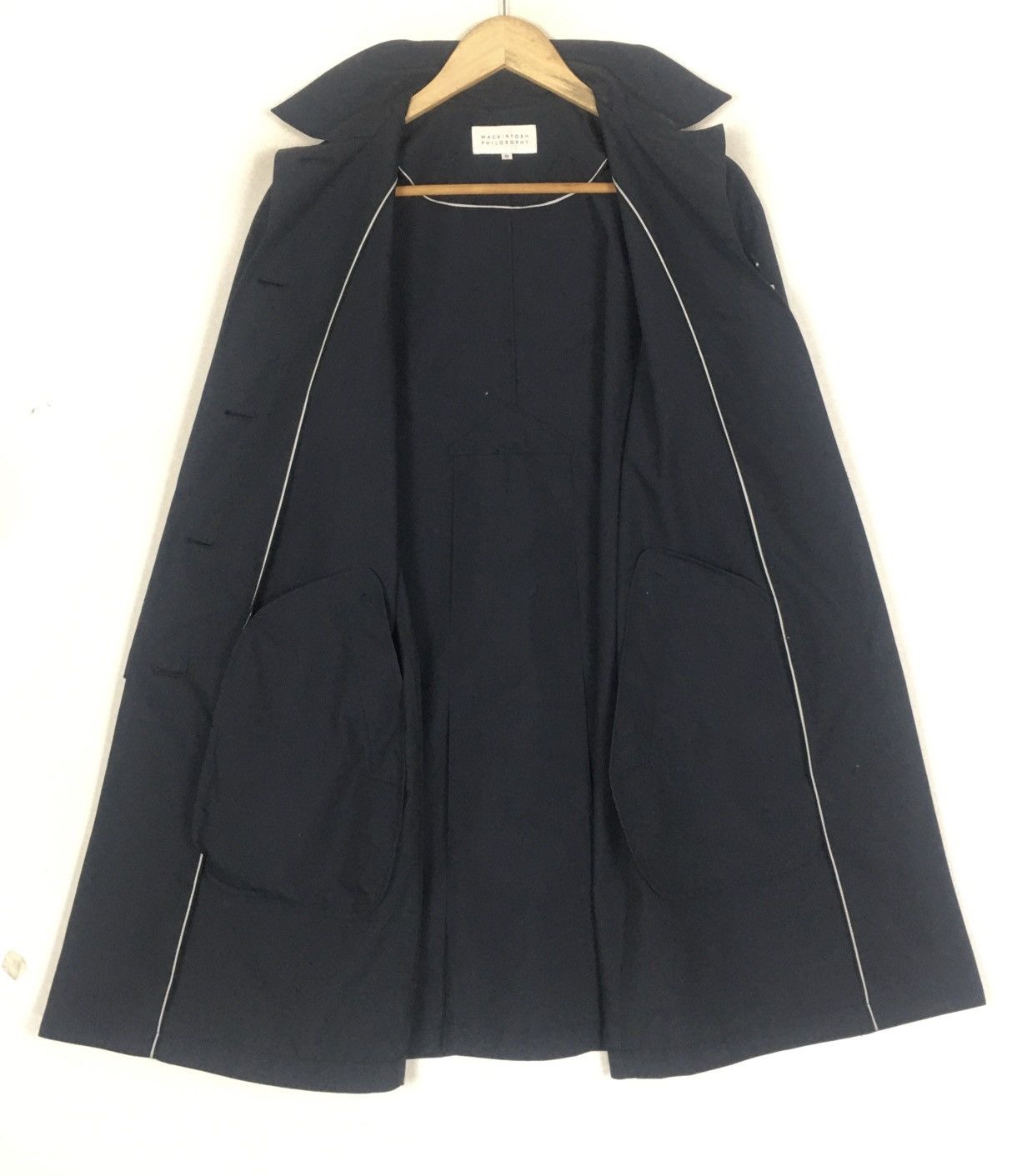 Designer × Mackintosh Mackinstoch Philosophy Designer Luxury Outwear Trench Coat Size S / US 4 / IT 40 - 8 Thumbnail