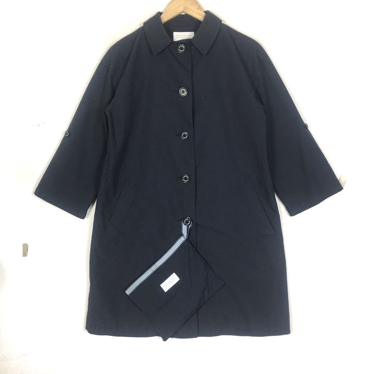 Designer × Mackintosh Mackinstoch Philosophy Designer Luxury Outwear Trench Coat Size S / US 4 / IT 40 - 2 Thumbnail