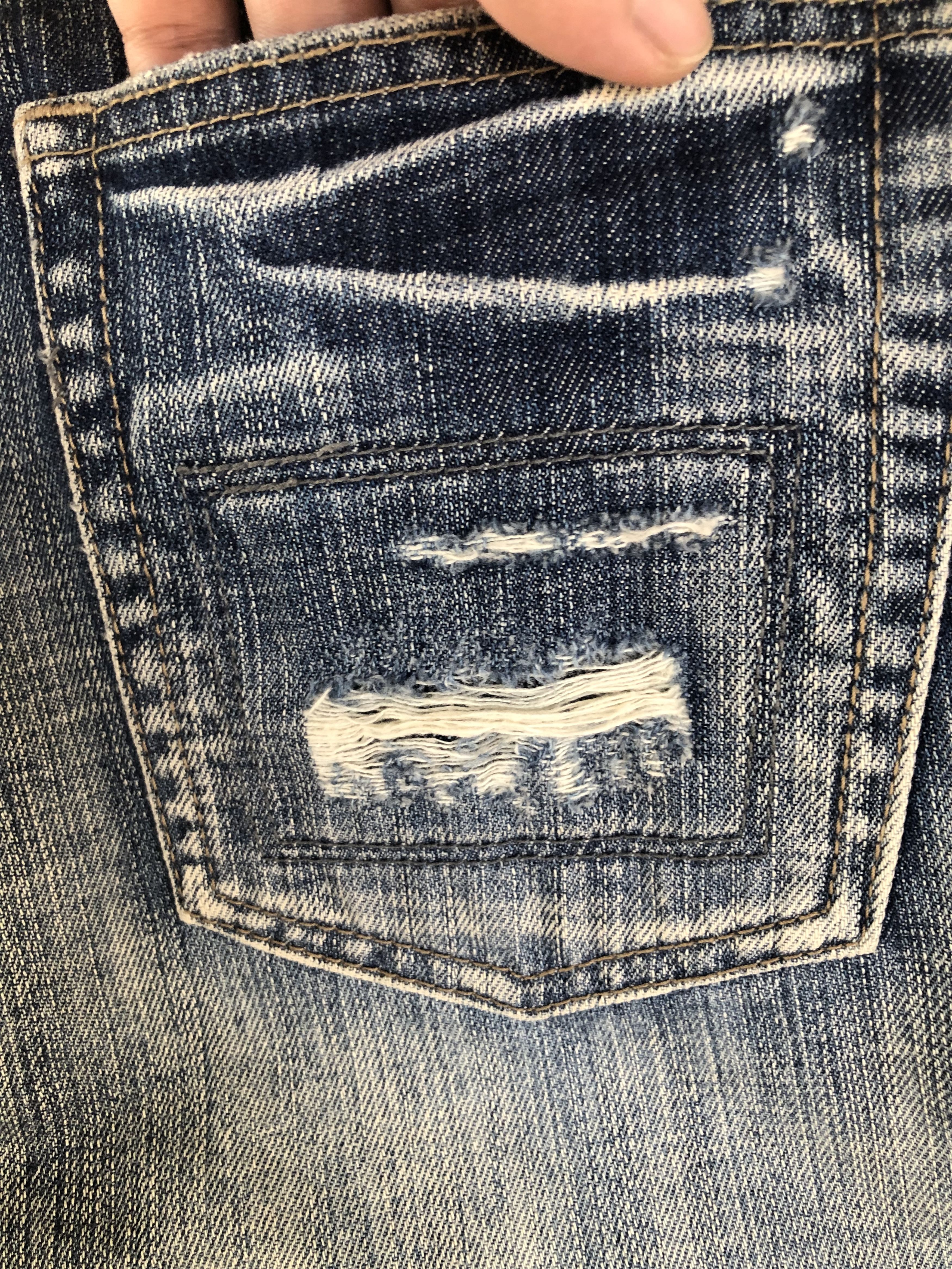 Japanese Brand RARE🔥VINTAGE EDGE RUPERT JAPAN DISTRESSED DESIGN JEANS Size US 32 / EU 48 - 15 Thumbnail