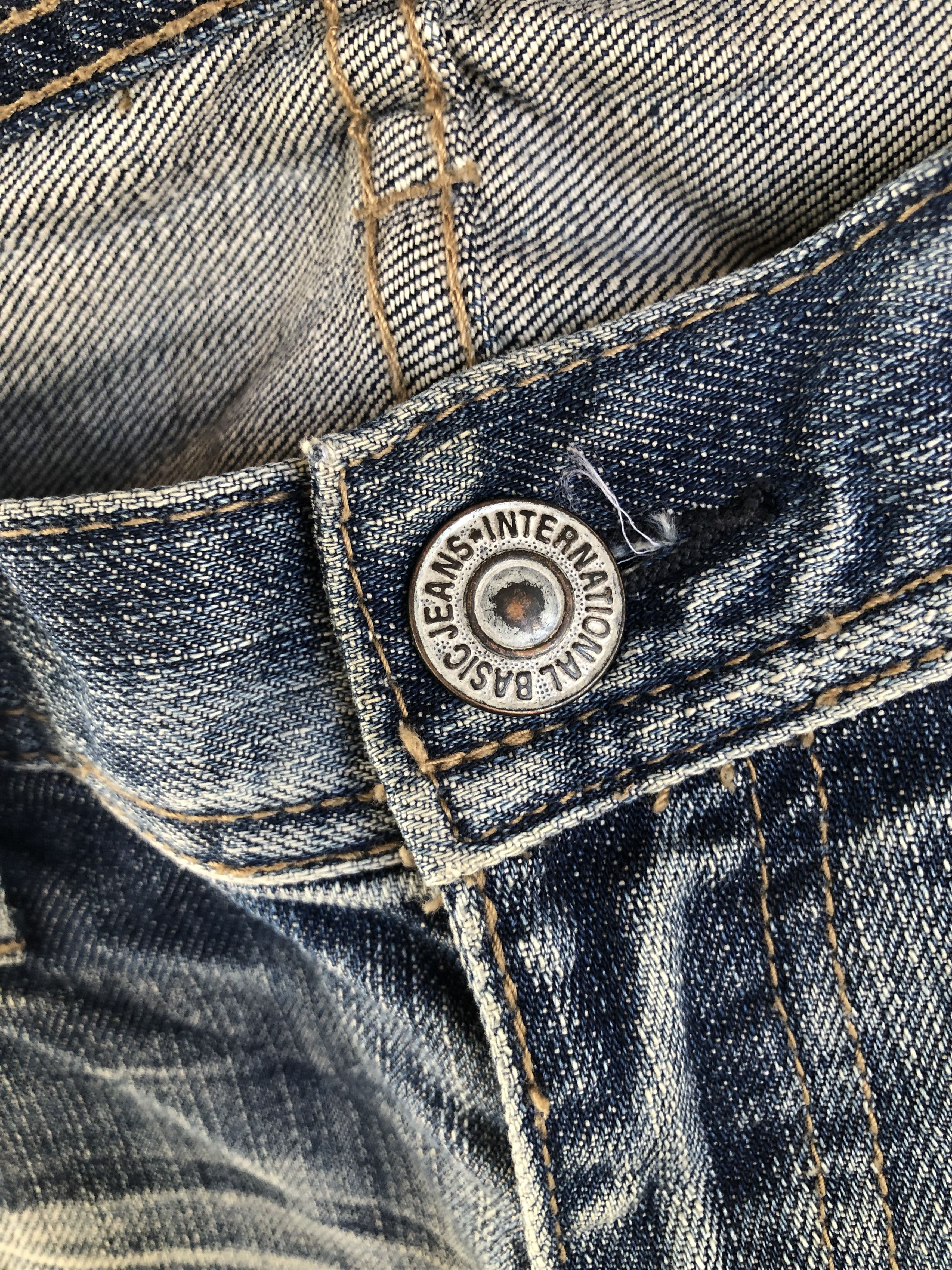 Japanese Brand RARE🔥VINTAGE EDGE RUPERT JAPAN DISTRESSED DESIGN JEANS Size US 32 / EU 48 - 12 Thumbnail
