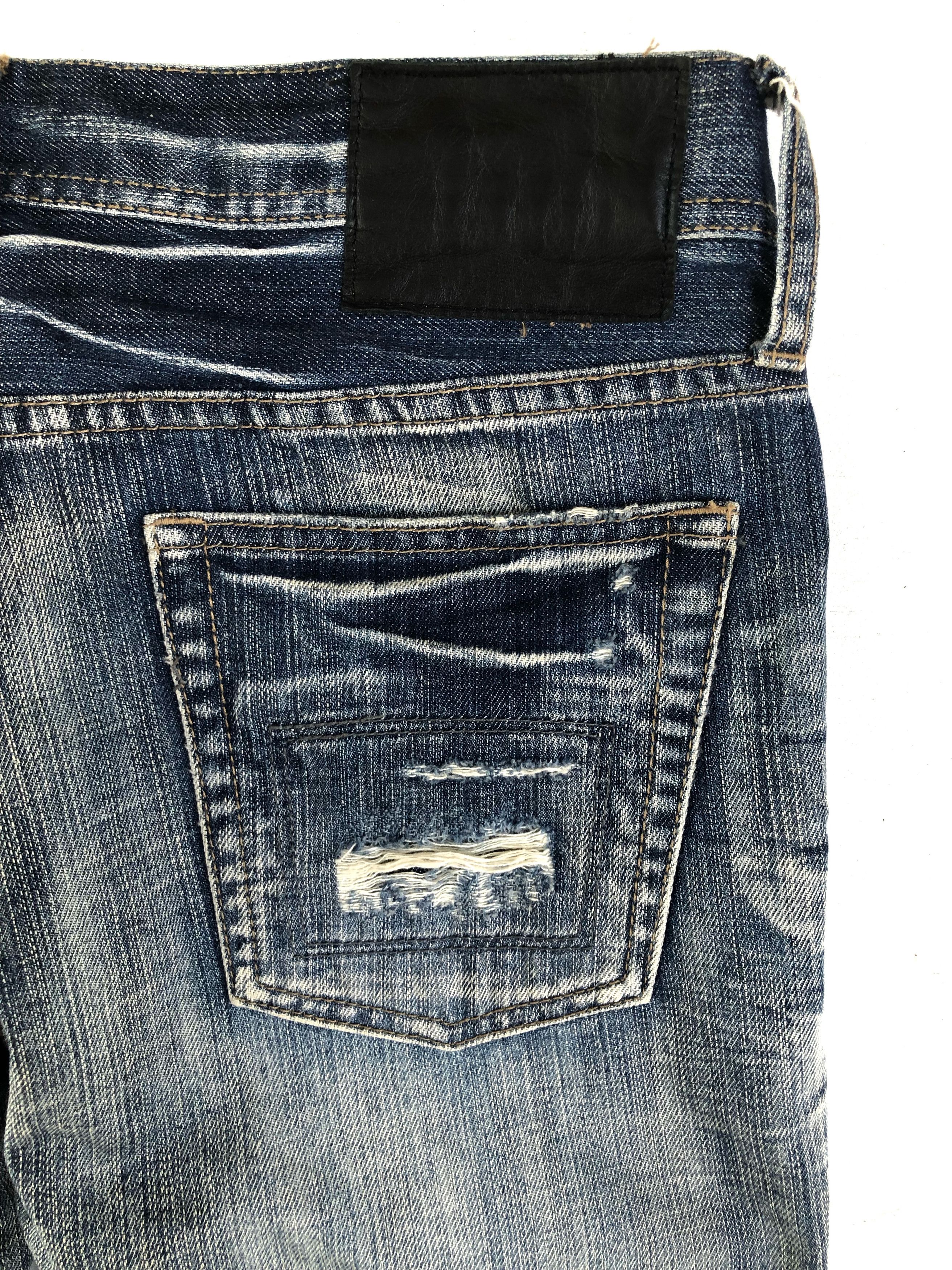 Japanese Brand RARE🔥VINTAGE EDGE RUPERT JAPAN DISTRESSED DESIGN JEANS Size US 32 / EU 48 - 13 Thumbnail