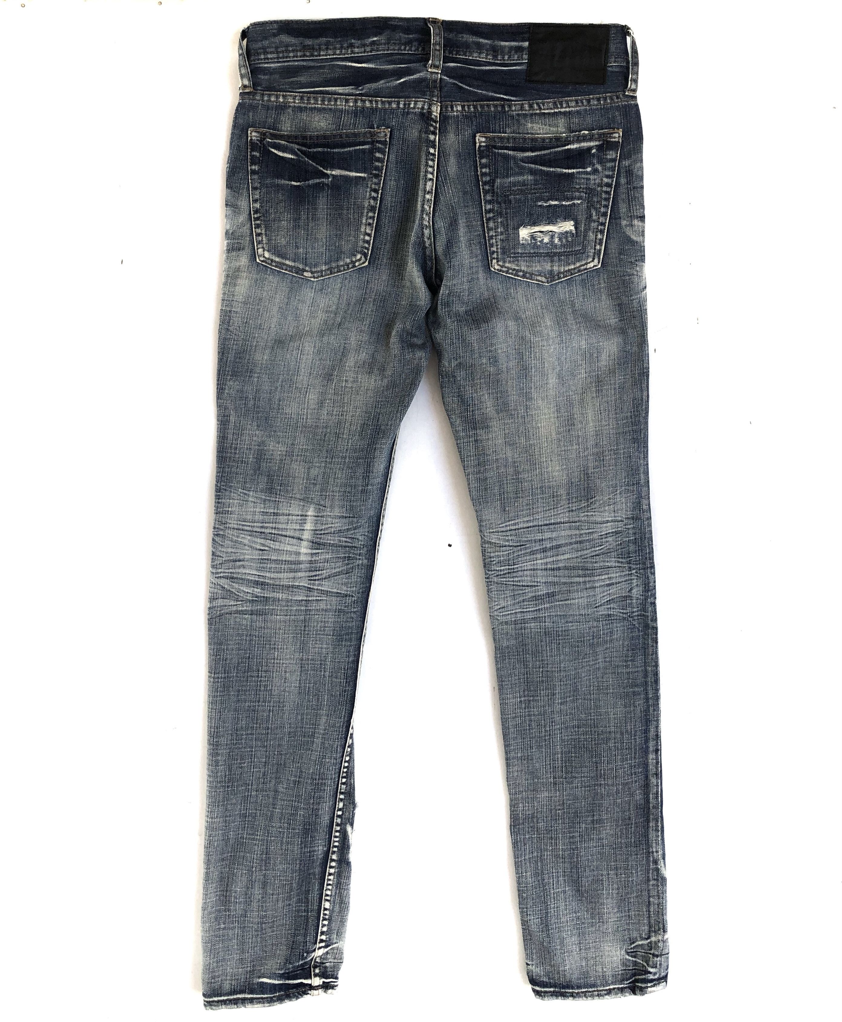 Japanese Brand RARE🔥VINTAGE EDGE RUPERT JAPAN DISTRESSED DESIGN JEANS Size US 32 / EU 48 - 3 Thumbnail