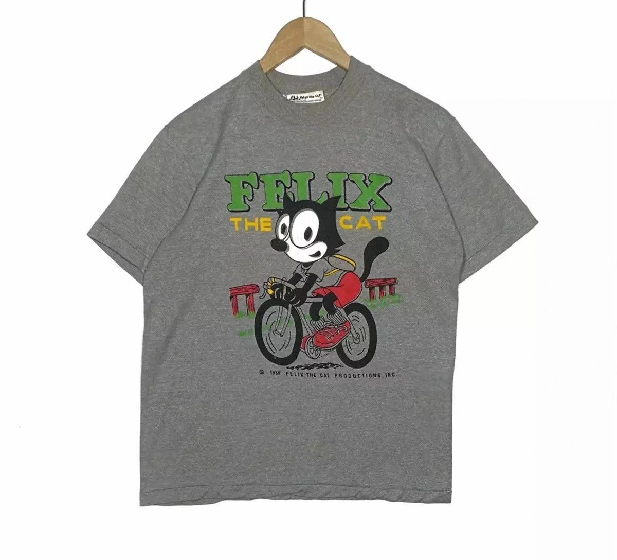 Vintage vintage 80s felix the cat tshirt cartoon tshirt streetwear Size US M / EU 48-50 / 2 - 1 Thumbnail