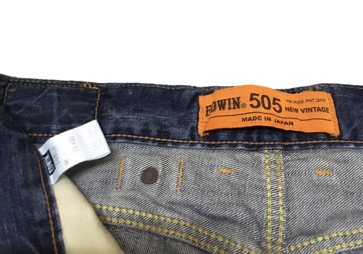 Edwin × Vintage Rare Design Vintage Edwin 505 Selvedge Jeans 1990s Size US 30 / EU 46 - 7 Thumbnail