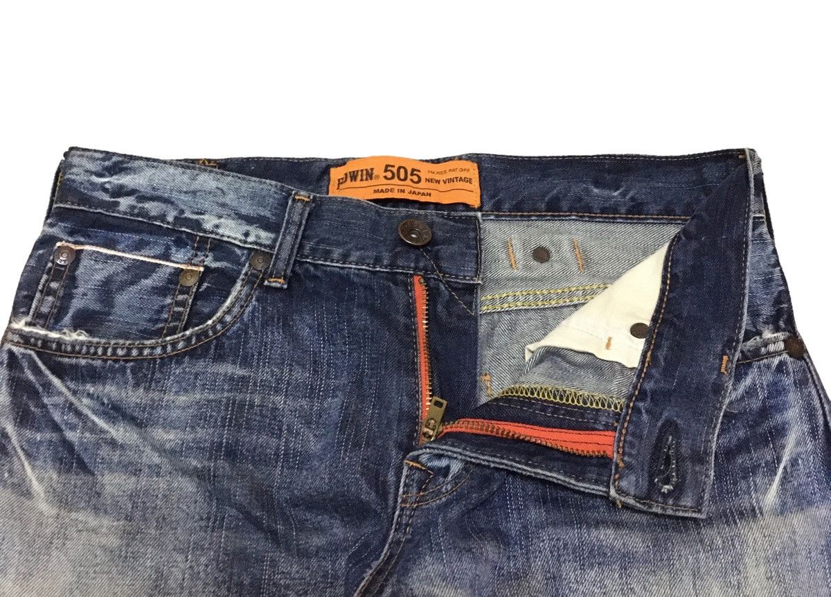 Edwin × Vintage Rare Design Vintage Edwin 505 Selvedge Jeans 1990s Size US 30 / EU 46 - 6 Thumbnail