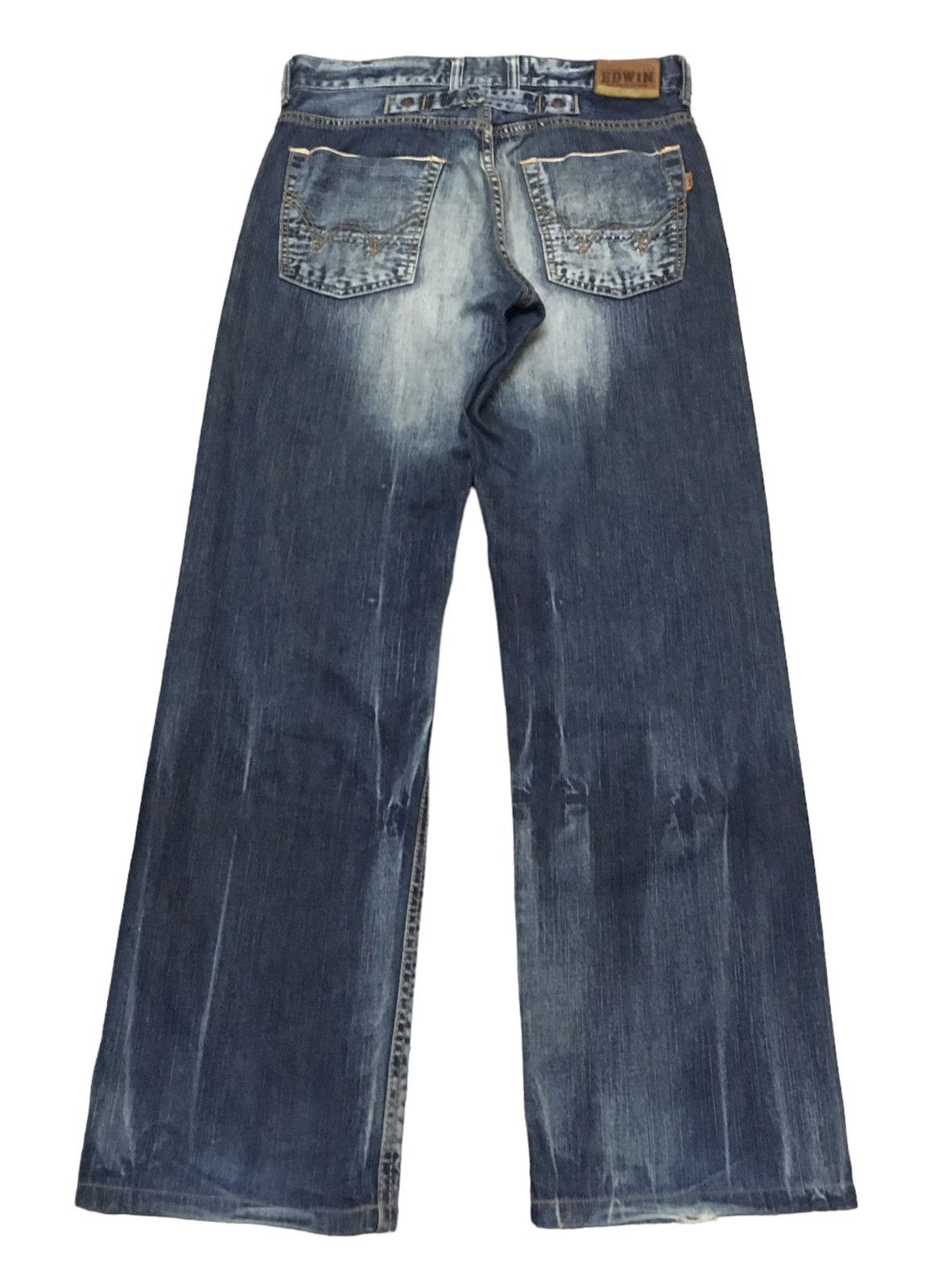 Edwin × Vintage Rare Design Vintage Edwin 505 Selvedge Jeans 1990s Size US 30 / EU 46 - 2 Thumbnail