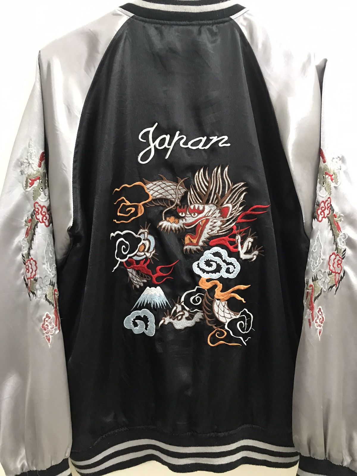 Japanese Brand × Vintage Vintage Dragon Japanese Sukajan Jacket Embroidery Size US XL / EU 56 / 4 - 4 Thumbnail
