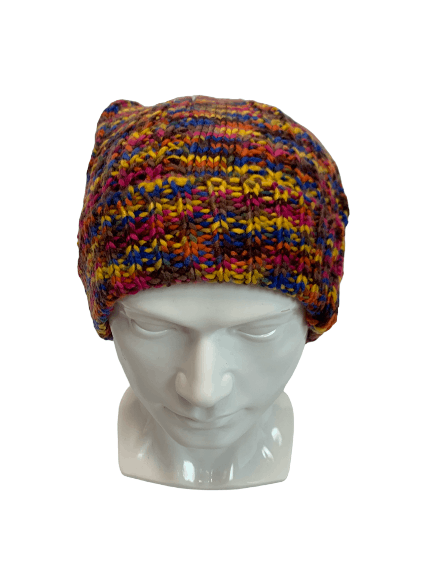 JAPANESE COLOURED CABLE KNIT UNISEX BEANIE HAT CAP