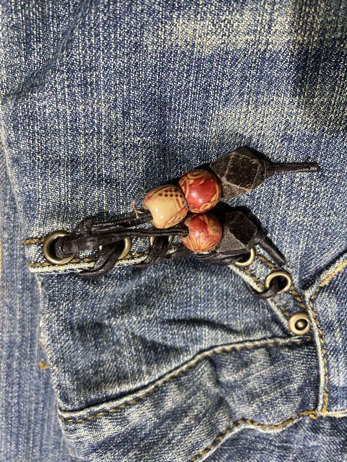 If Six Was Nine × Japanese Brand × PPFM FLARE DENIM JAPANESE BRAND Size US 27 - 5 Thumbnail