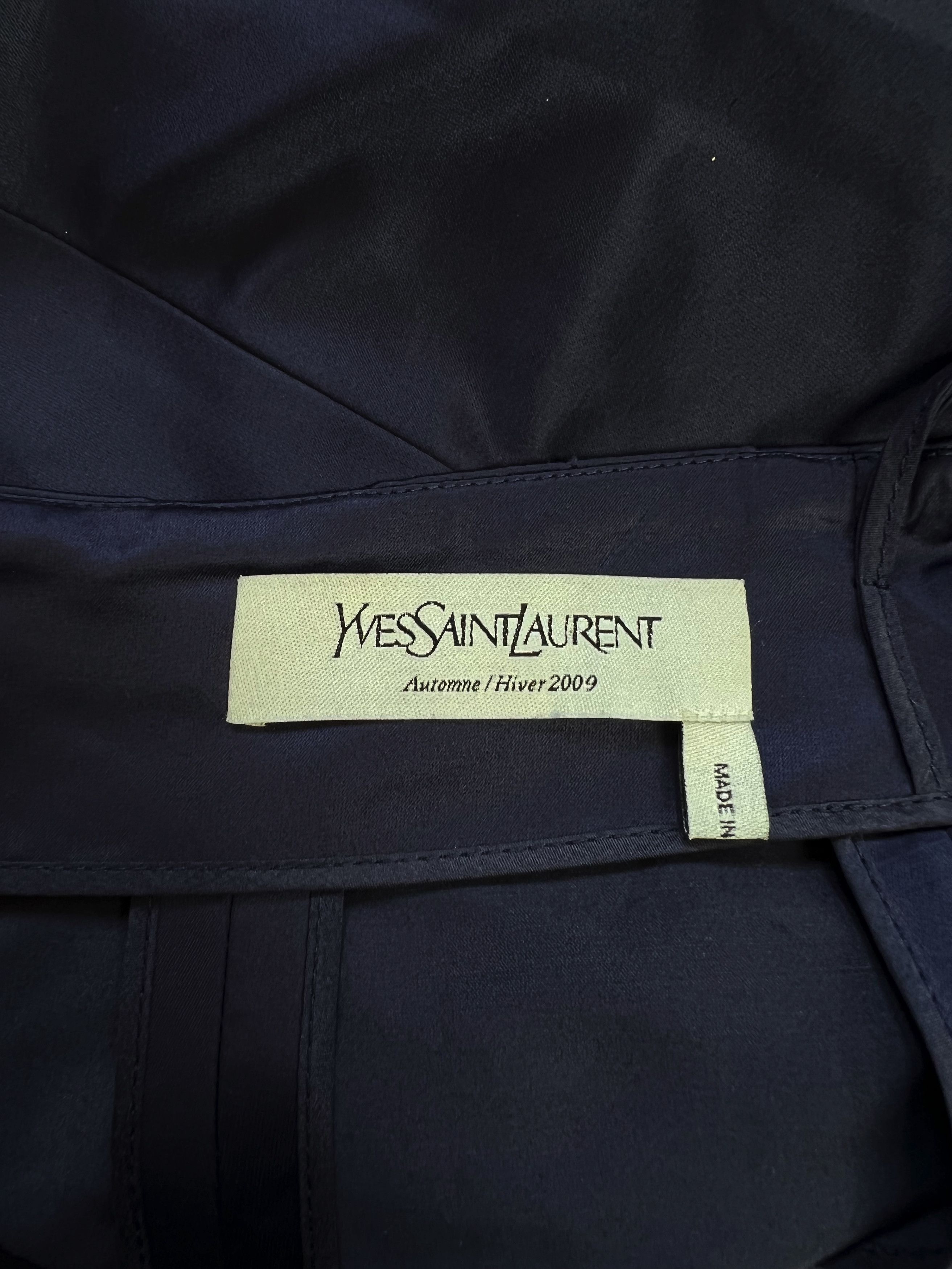 Yves Saint Laurent ⚡️QUICK SALE⚡️2009 Yves Saint Laurent Blue Skirt Size 26" / US 2 / IT 38 - 3 Thumbnail