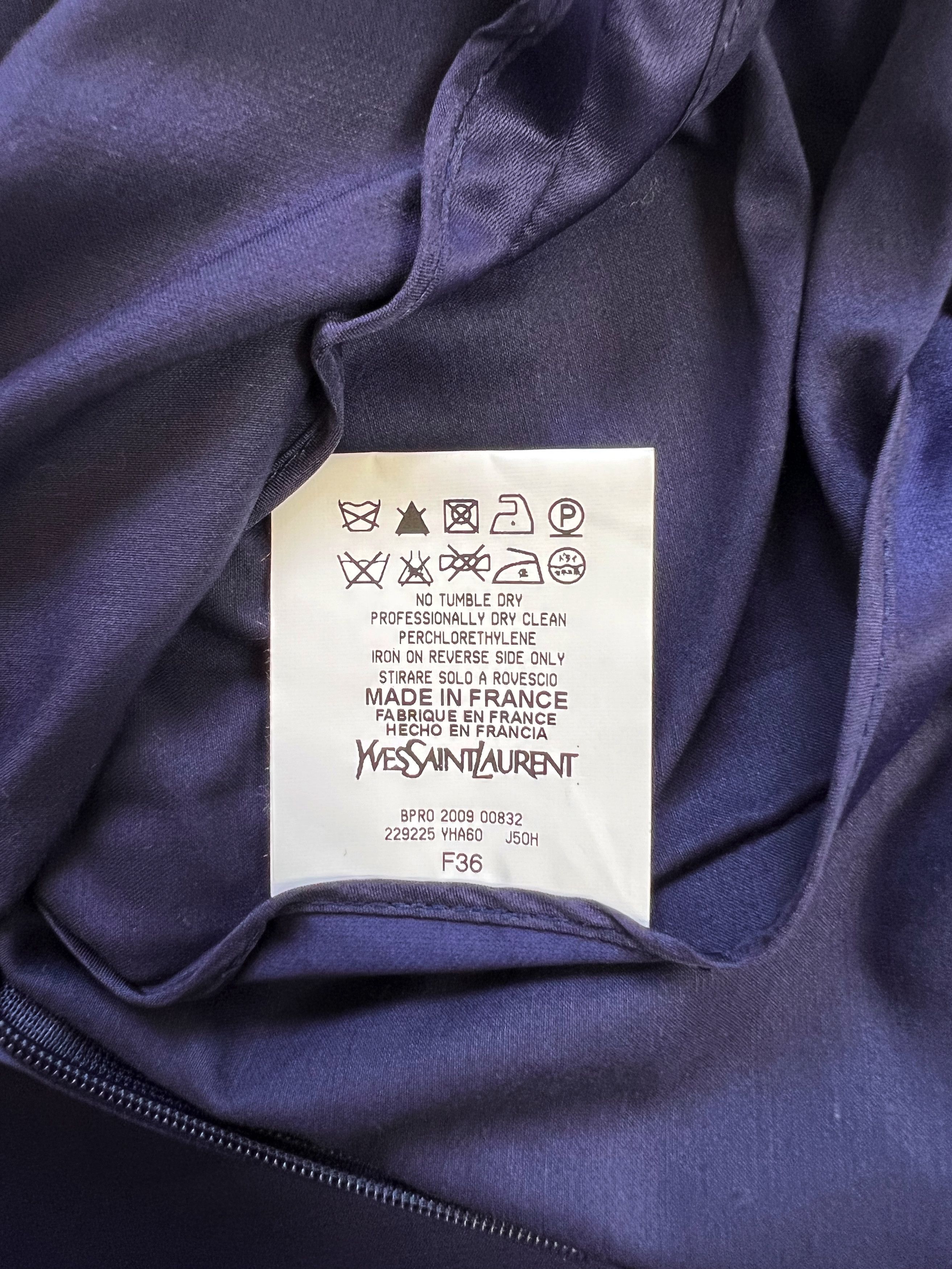 Yves Saint Laurent ⚡️QUICK SALE⚡️2009 Yves Saint Laurent Blue Skirt Size 26" / US 2 / IT 38 - 5 Thumbnail