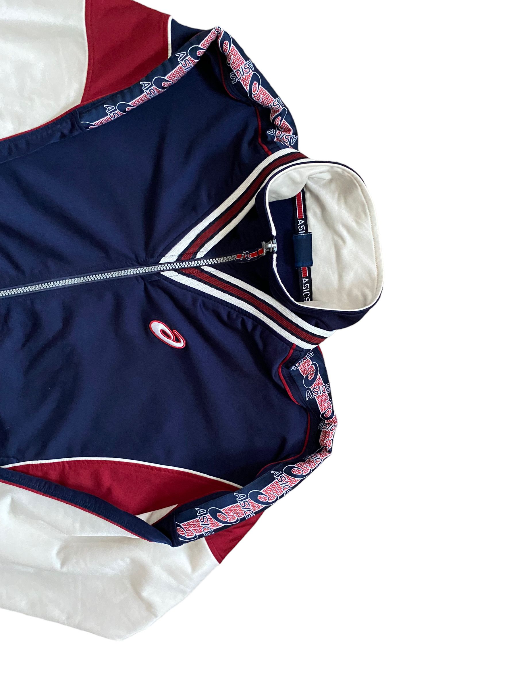 Asics × Vintage 90s' Asics full zip sweatshirt Size US M / EU 48-50 / 2 - 3 Thumbnail