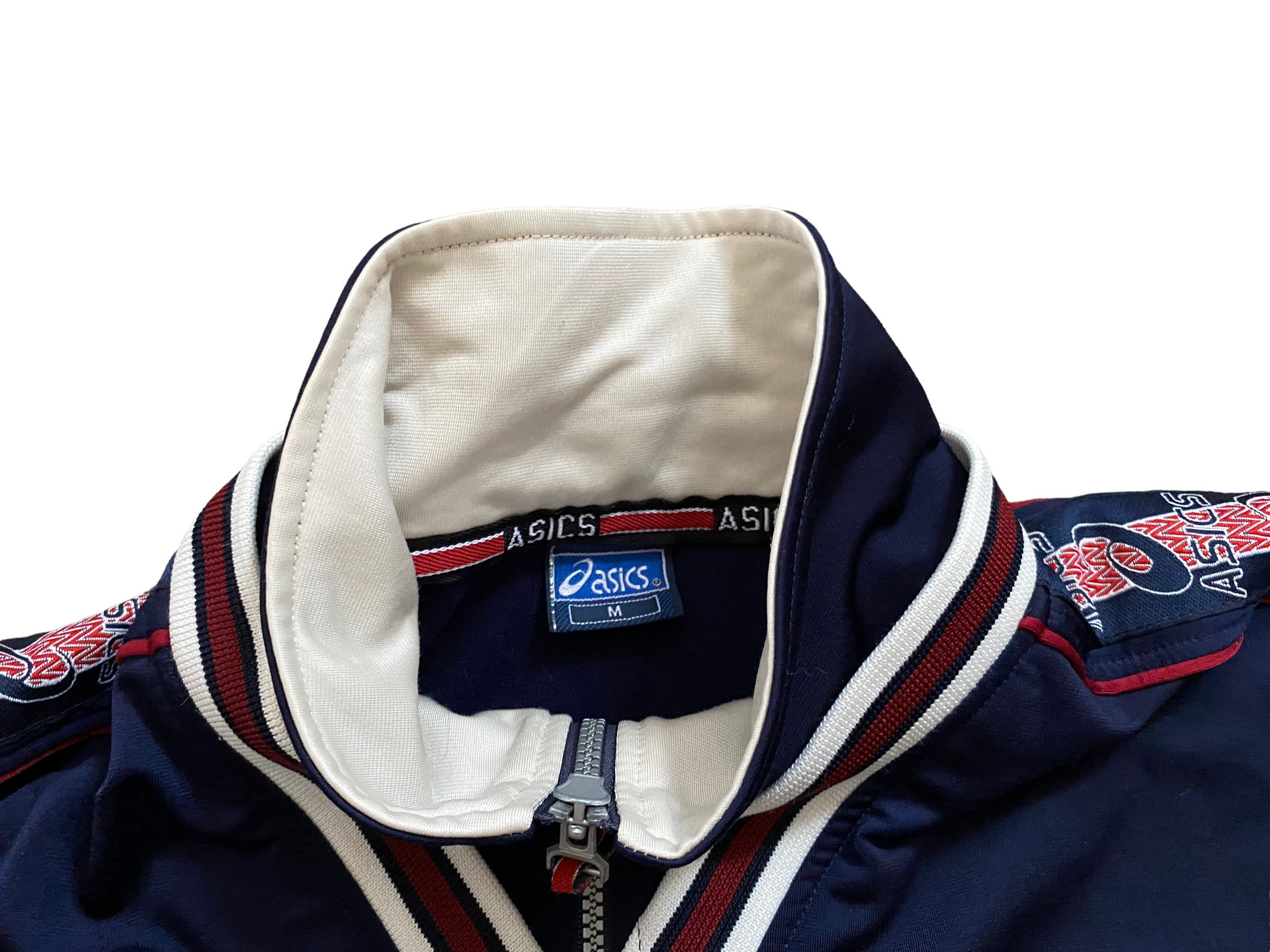 Asics × Vintage 90s' Asics full zip sweatshirt Size US M / EU 48-50 / 2 - 2 Thumbnail